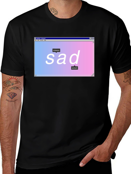 Sad Aesthetic Graphic T-Shirt