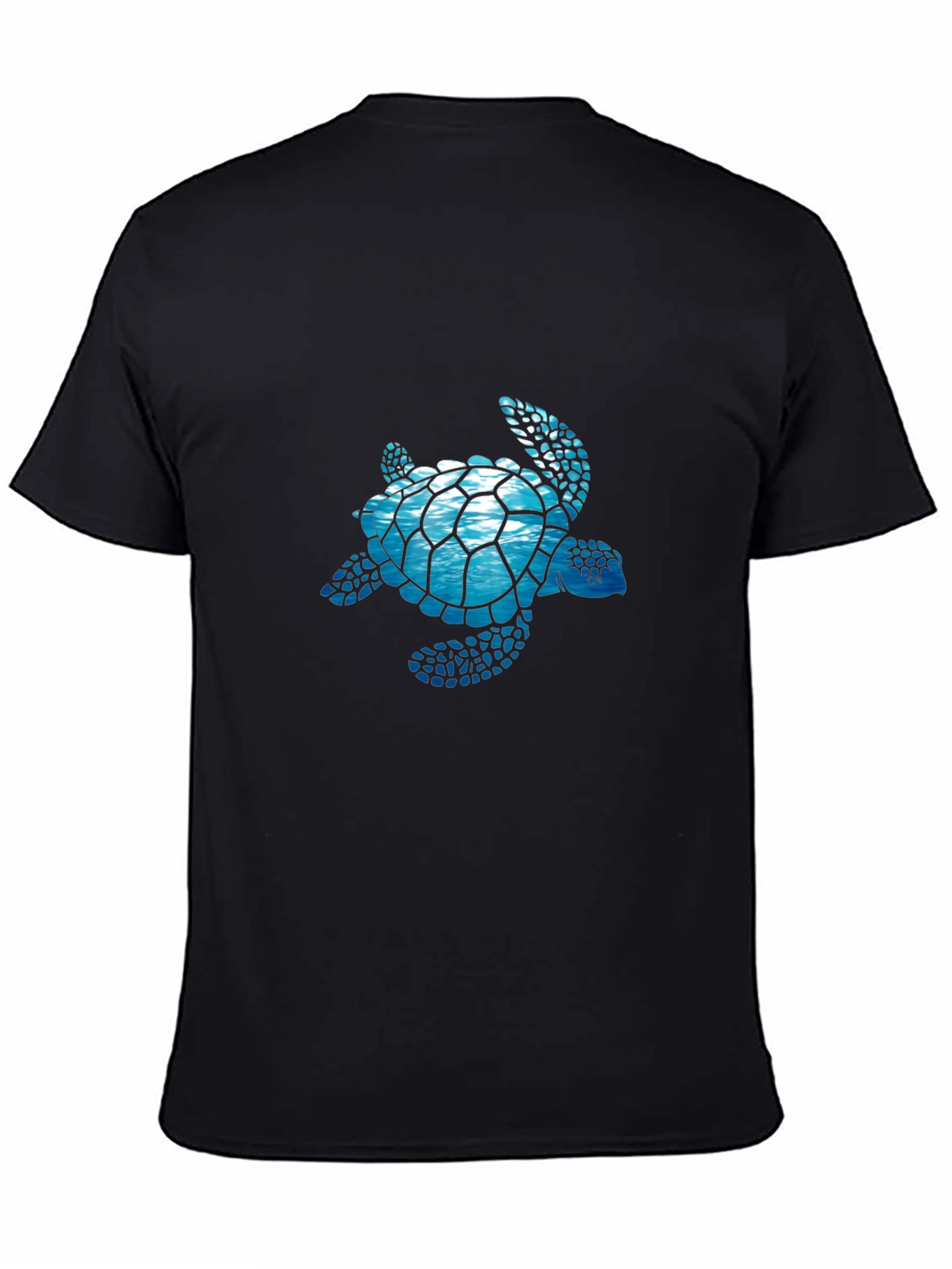 Sea Turtle Graphic T-Shirt - Black