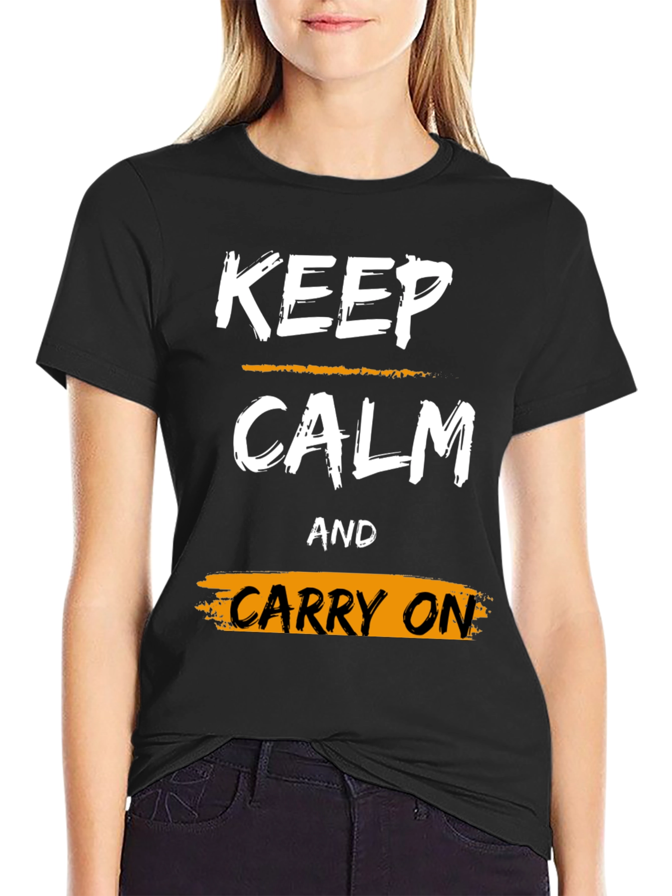 Keep Calm and Carry On T-Shirt - Graphic Tee