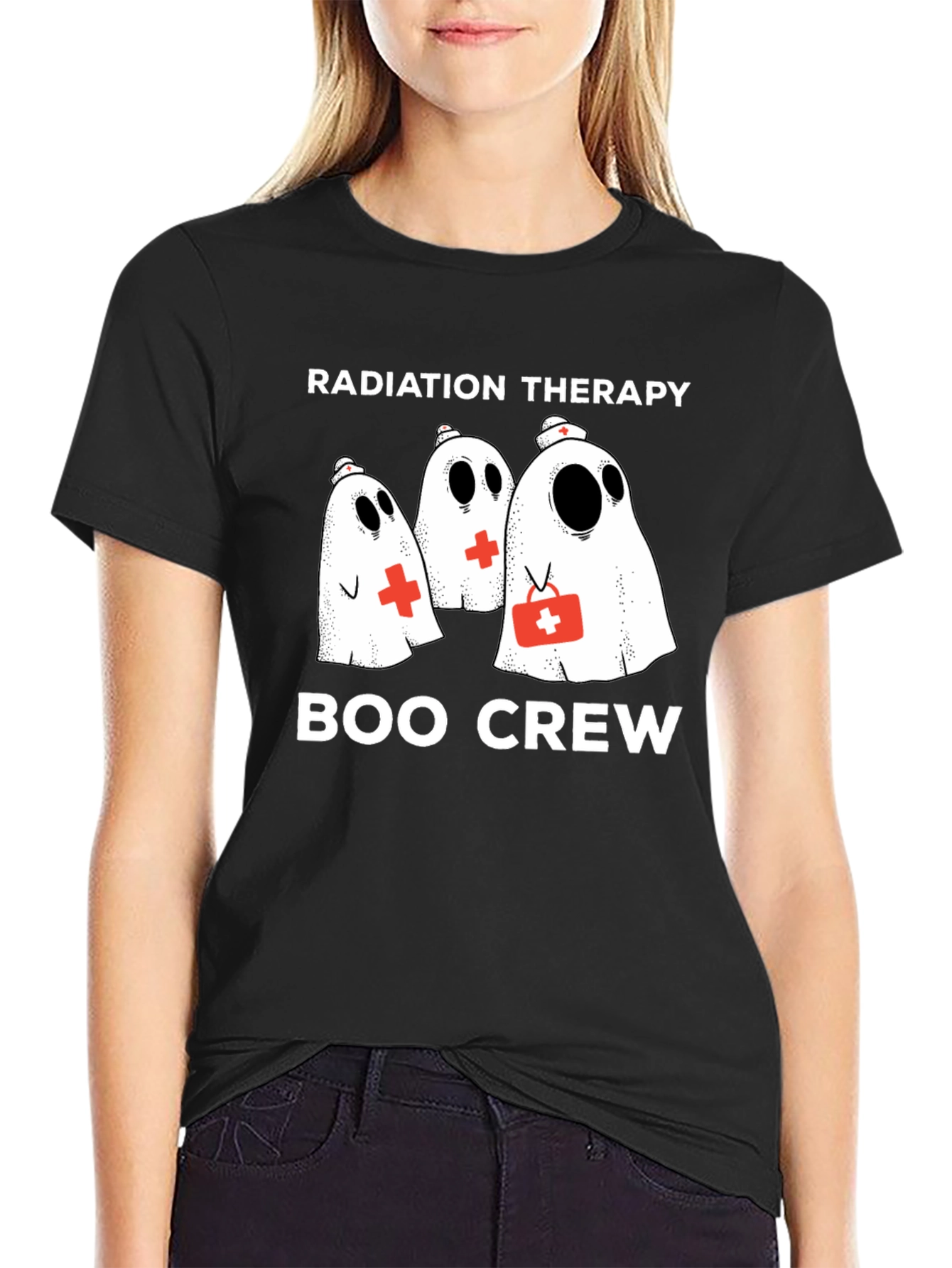 Radiation Therapy Boo Crew T-Shirt
