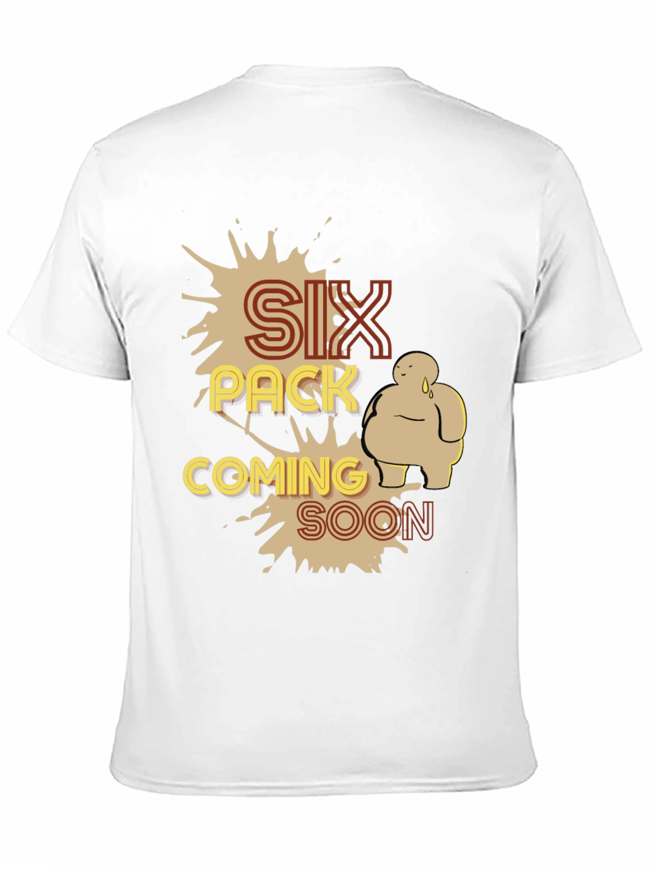 Six Pack Coming Soon Graphic T-Shirt