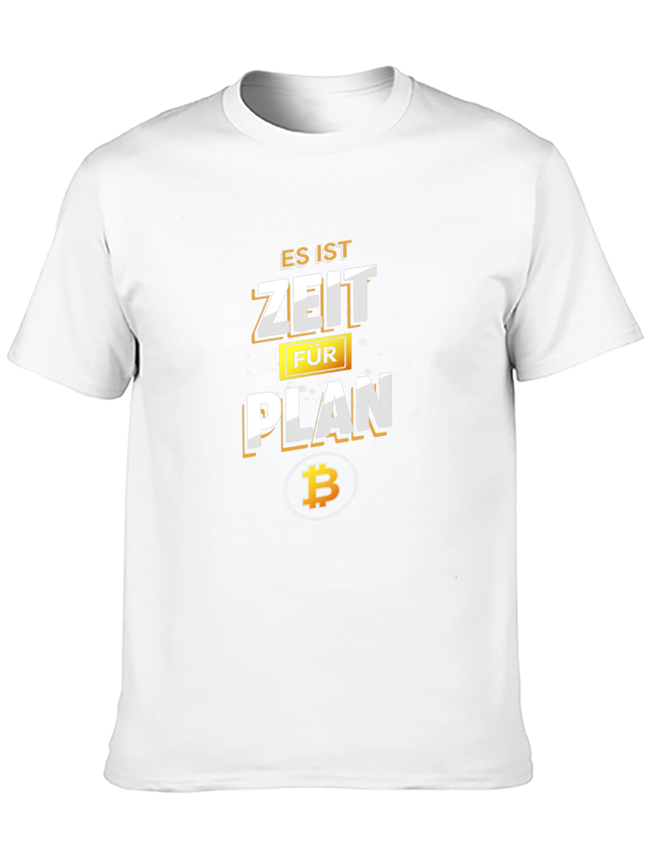 Es Ist Zeit Fur Plan Bitcoin Black T-Shirt