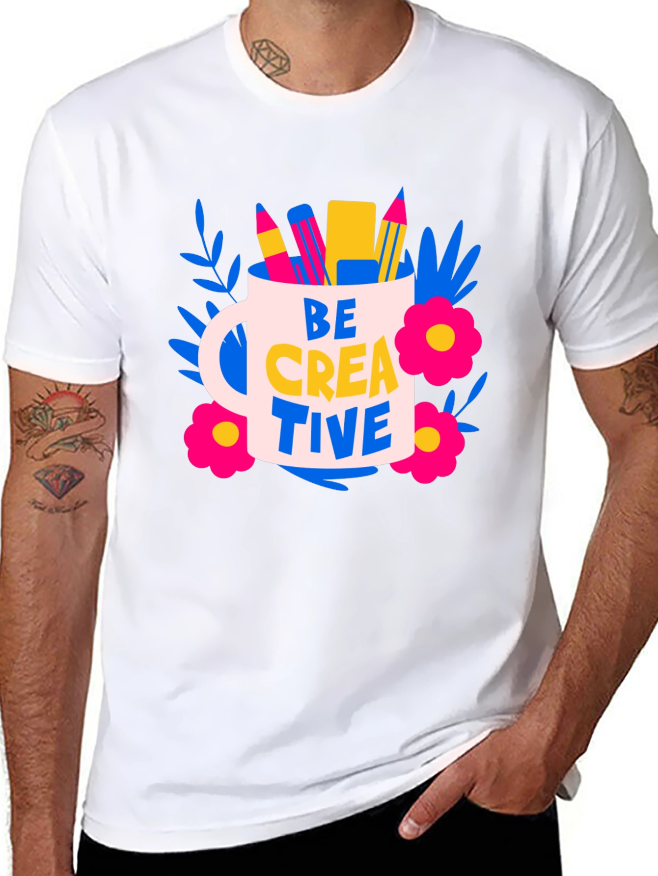 Be Creative T-Shirt - Artistic Design