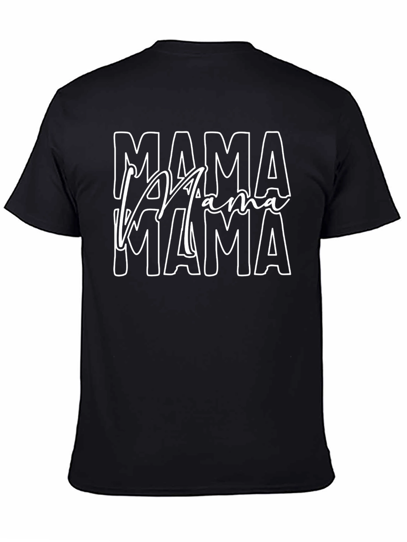 Mama Stacked Graphic Tee - Trendy Mothers Day Shirt