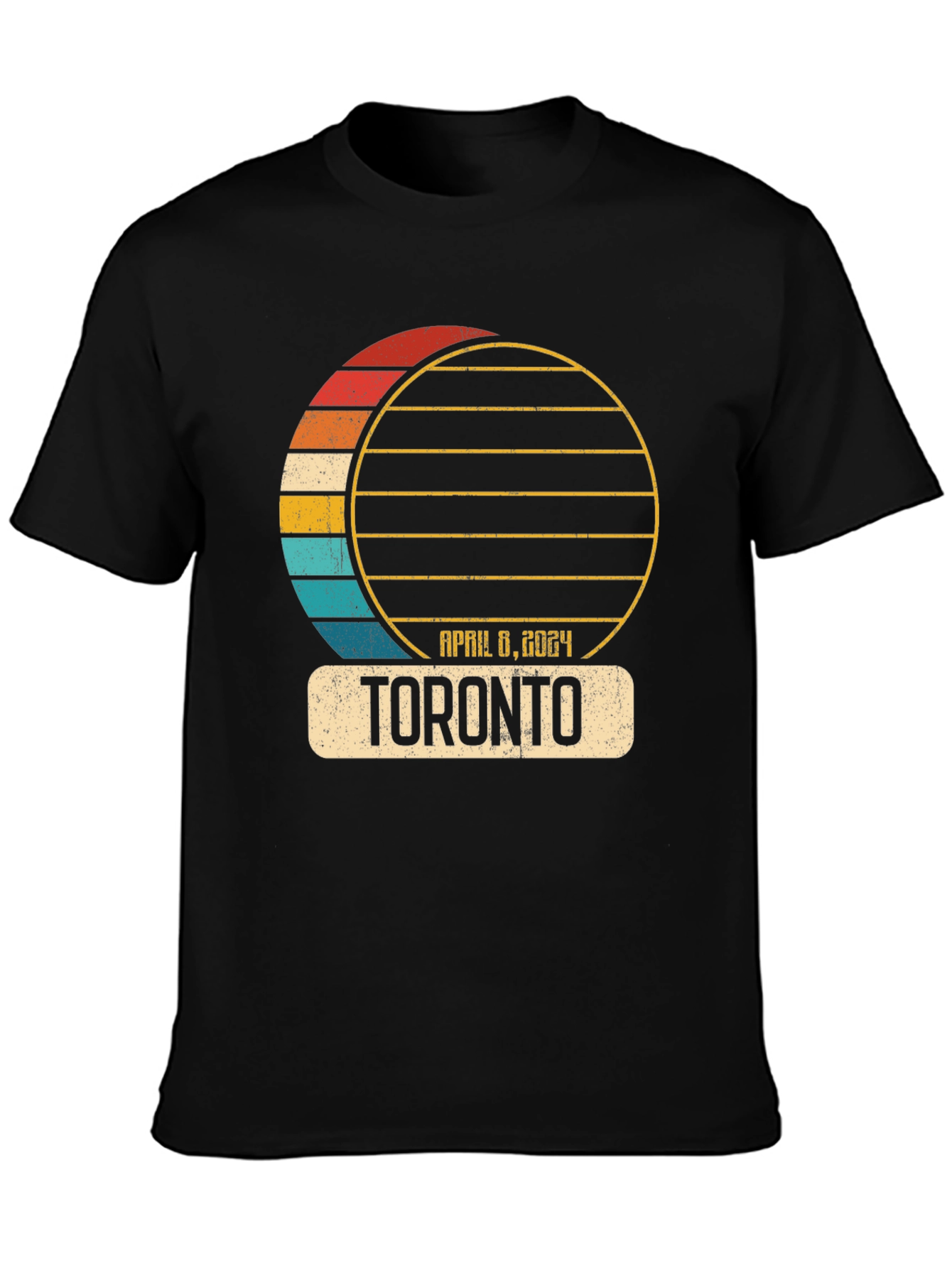 Toronto Eclipse April 8 2024 Mens T-Shirt