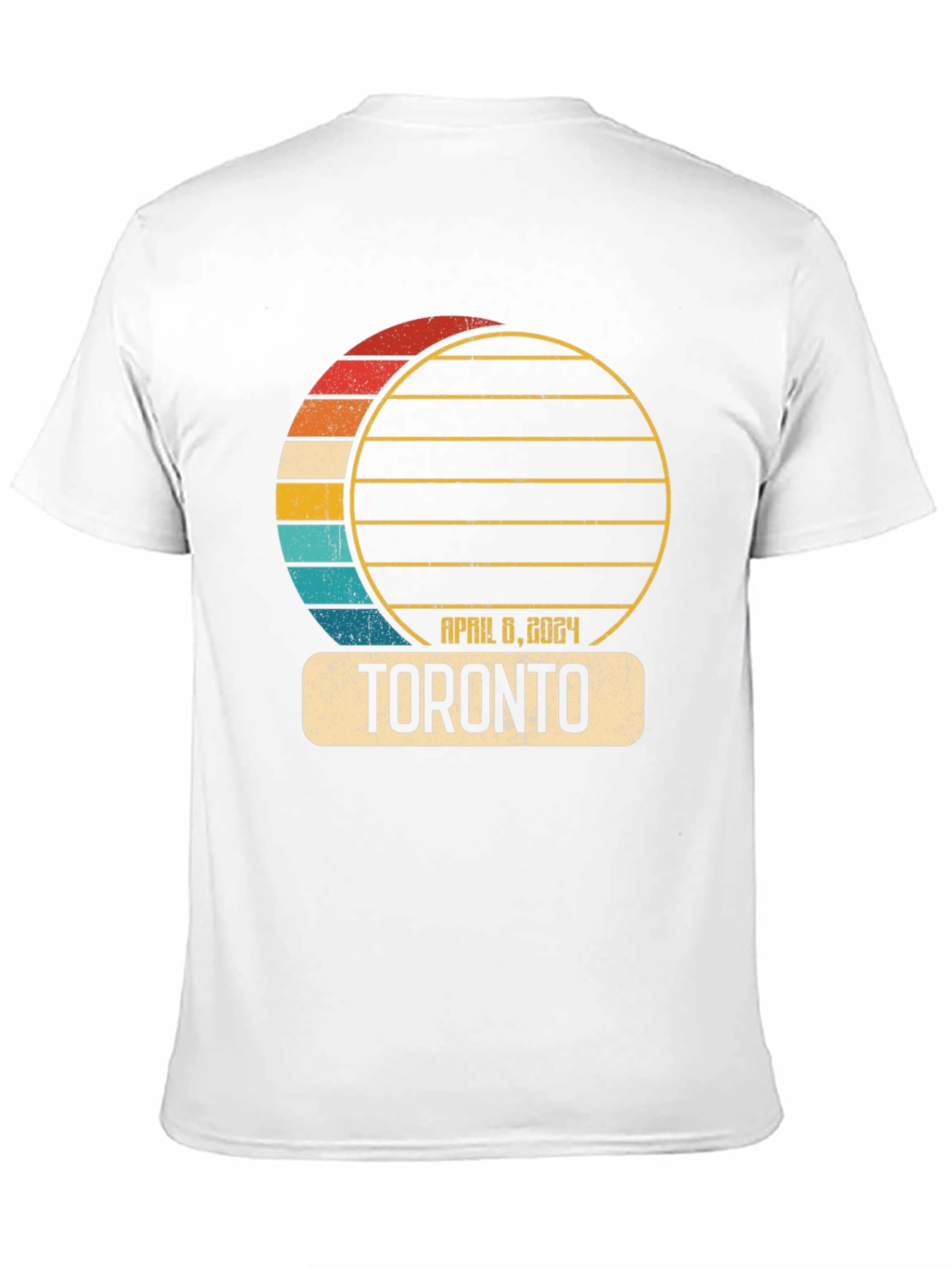 Toronto Eclipse April 8 2024 Mens T-Shirt