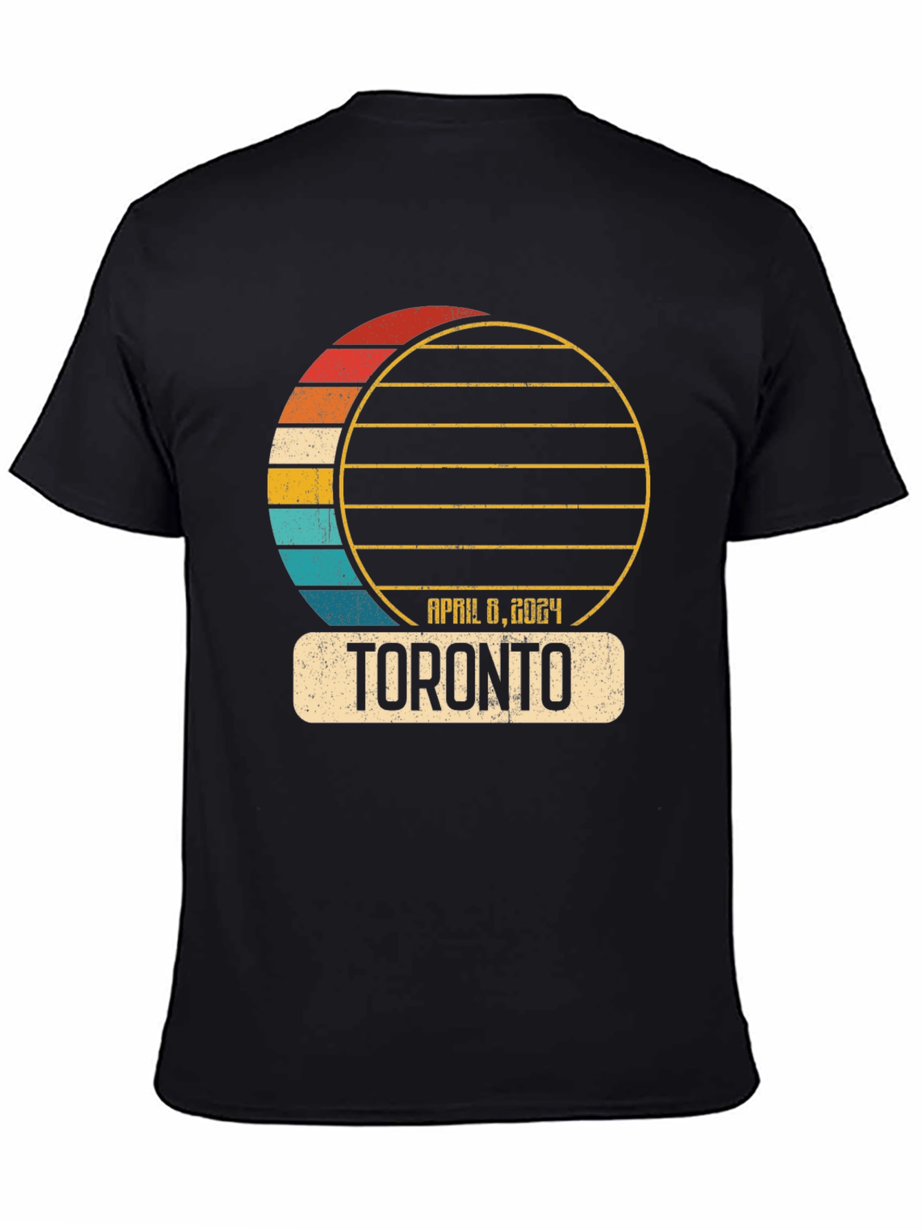 Toronto Eclipse April 8 2024 Mens T-Shirt