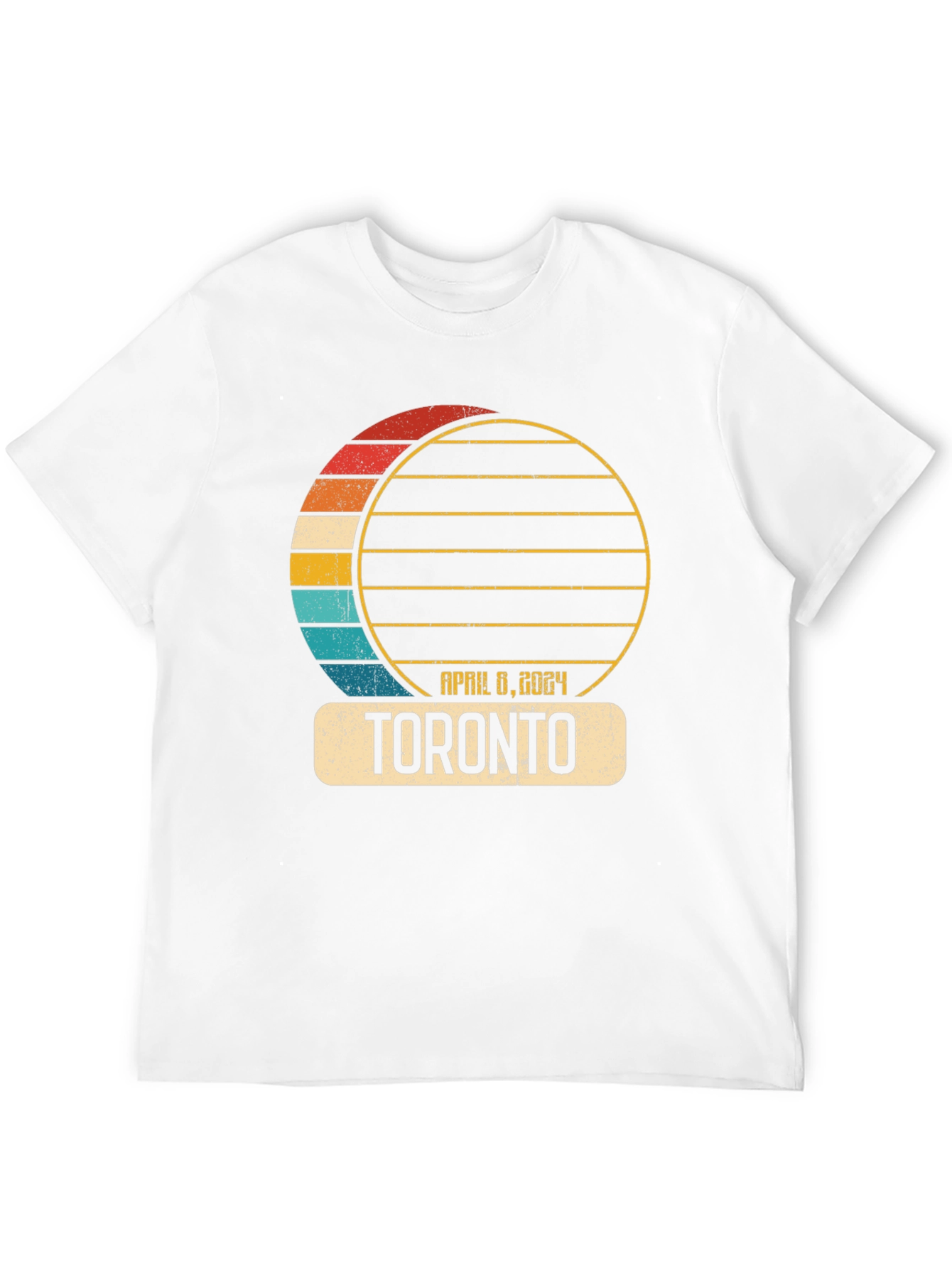 Toronto Eclipse April 8 2024 Mens T-Shirt