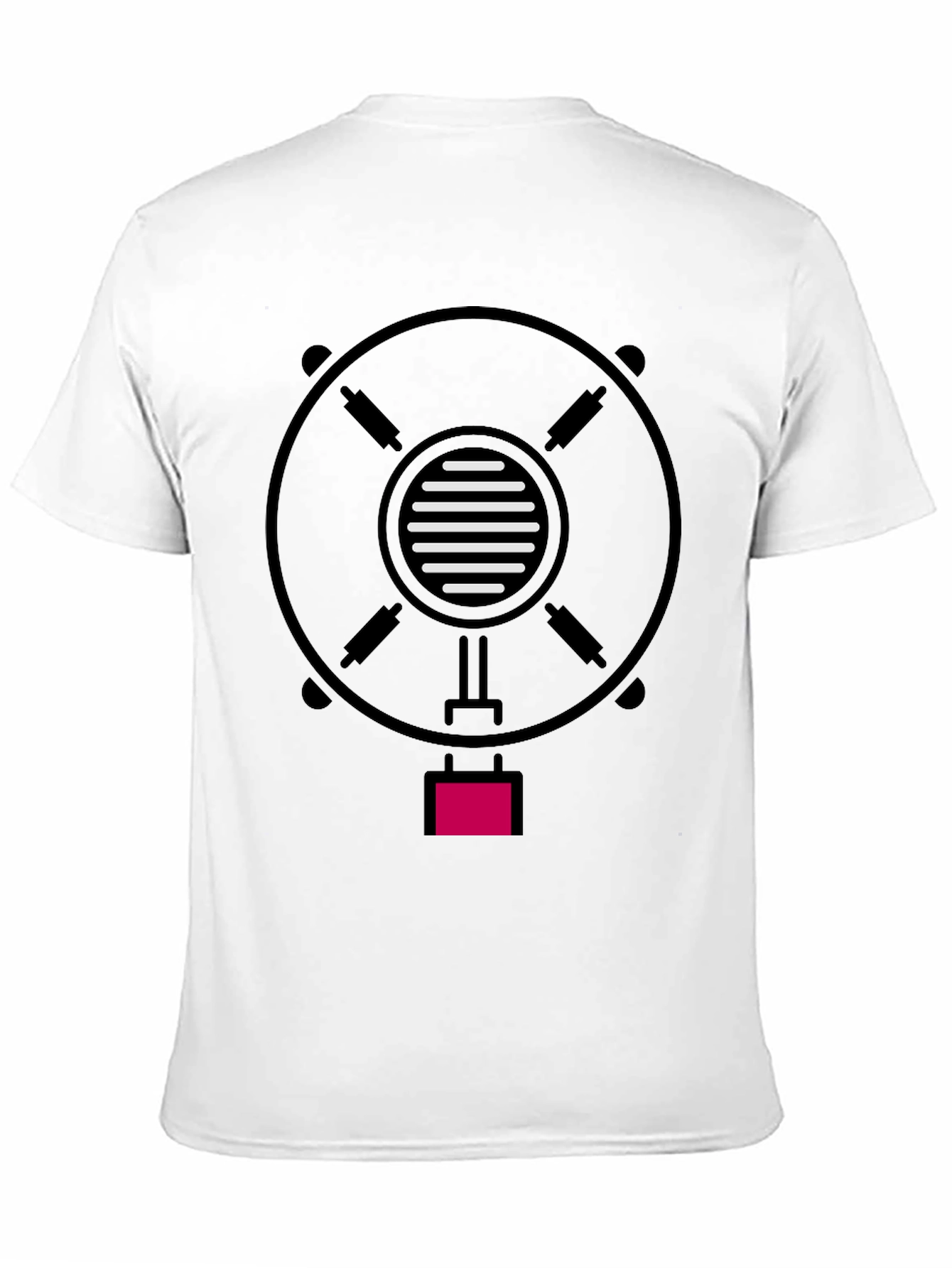 Graphic Print Black T-Shirt
