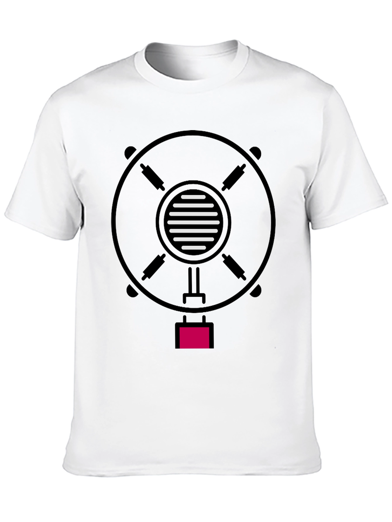 Graphic Print Black T-Shirt