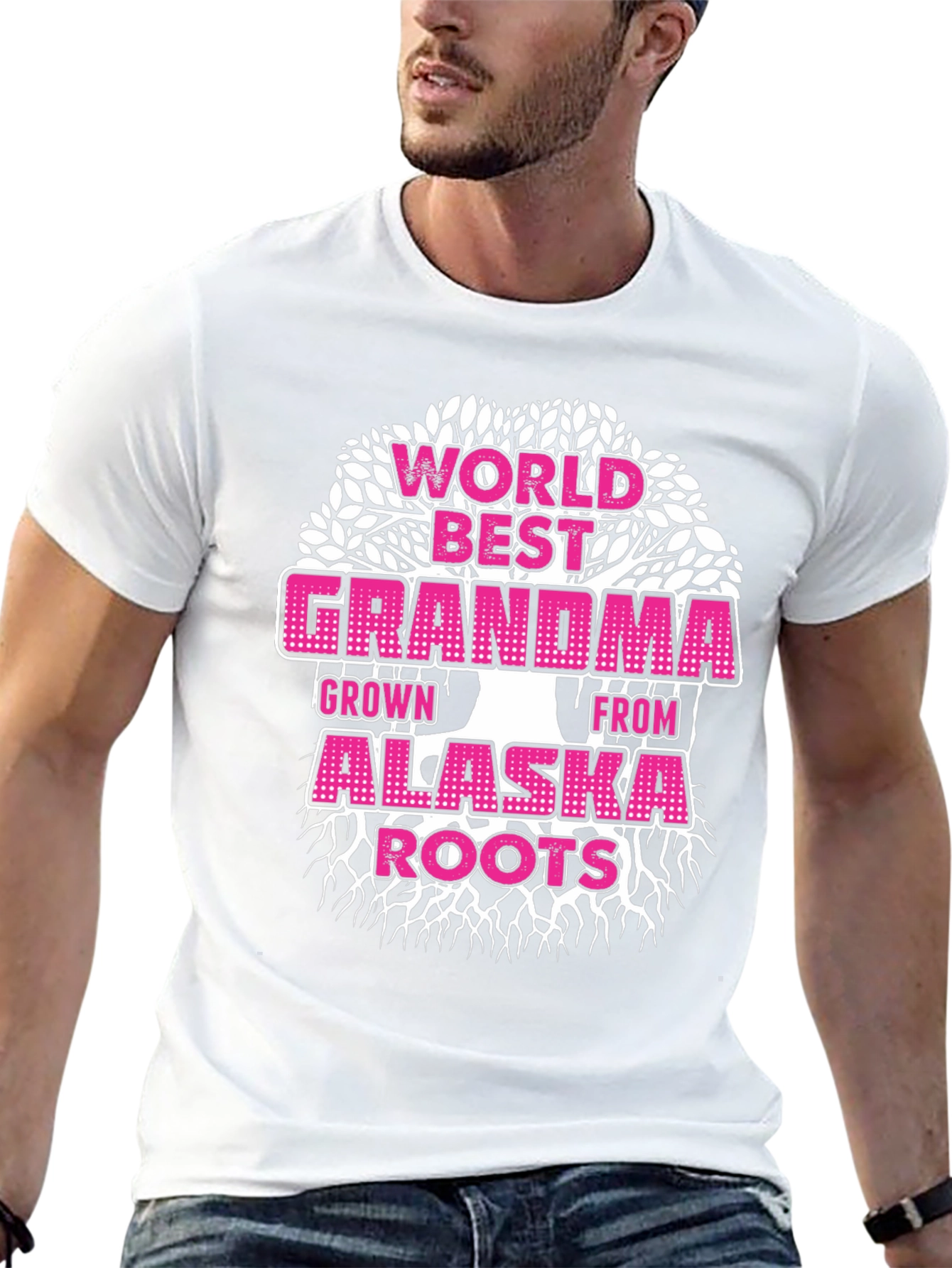World Best Grandma Alaska Roots Graphic Tee