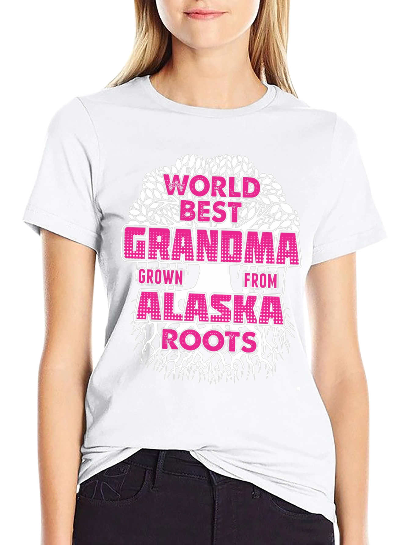 World Best Grandma Alaska Roots Graphic Tee