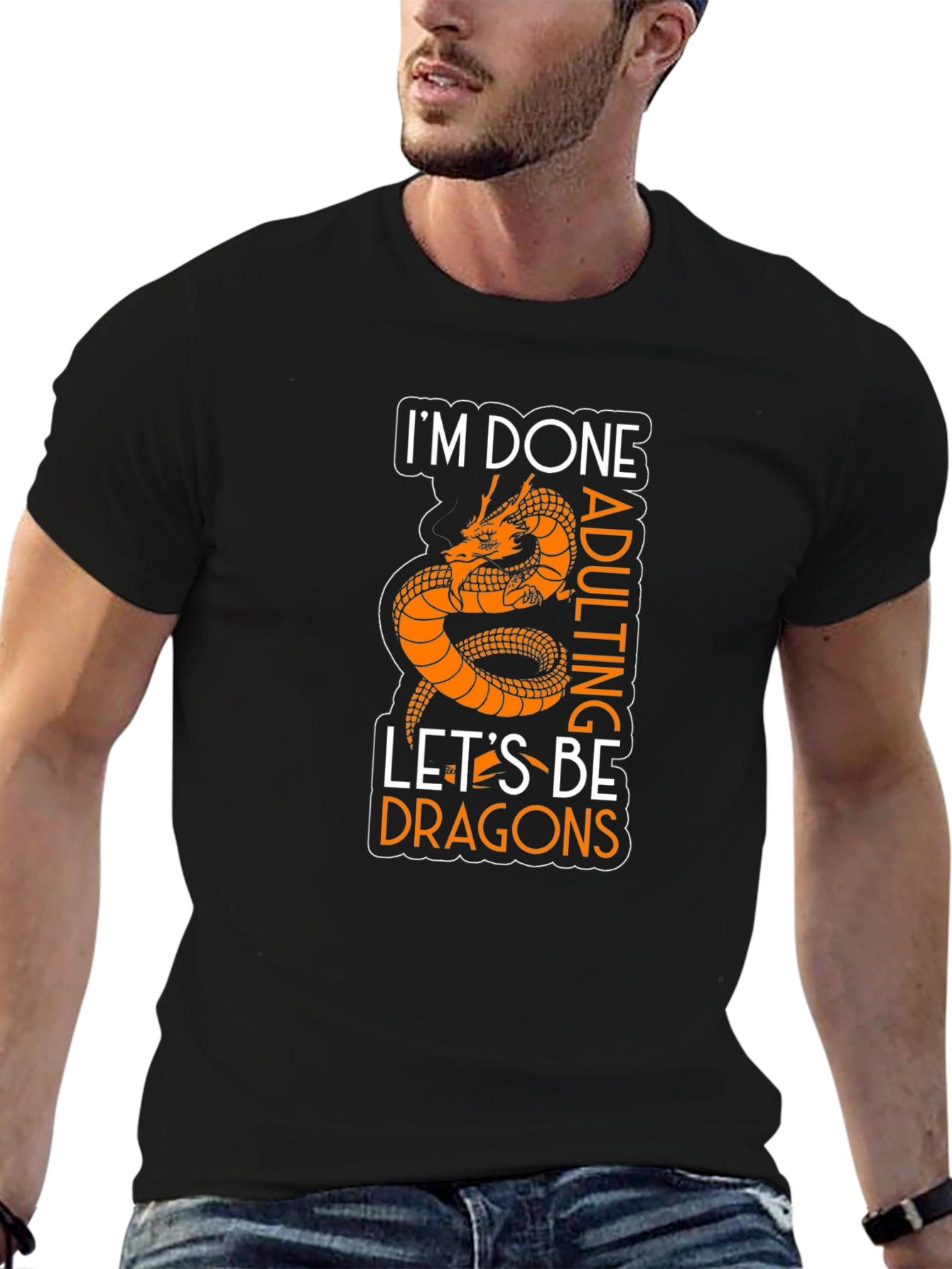 Im Done Adulting Lets Be Dragons T-Shirt