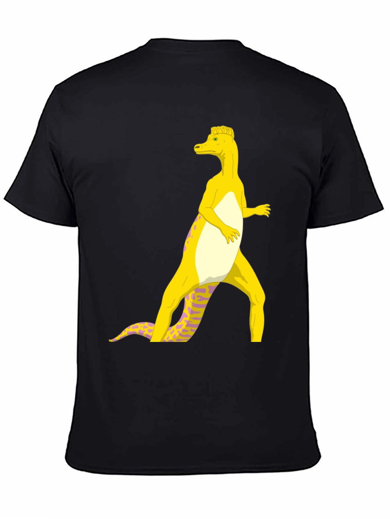 Cartoon Dinosaur Graphic Tee - Funny Novelty Shirt