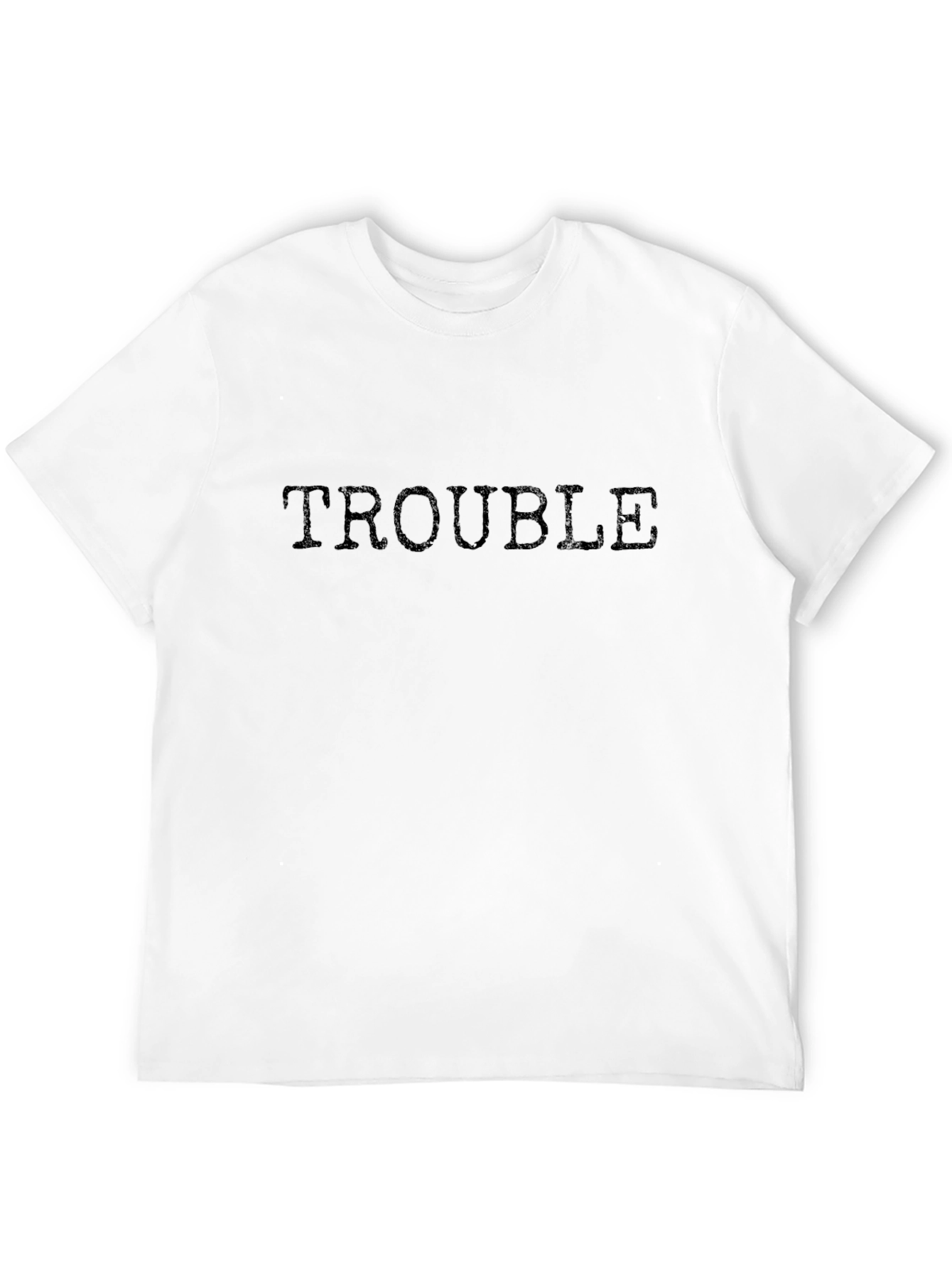 Trouble Graphic Tee - Casual Unisex T-Shirt