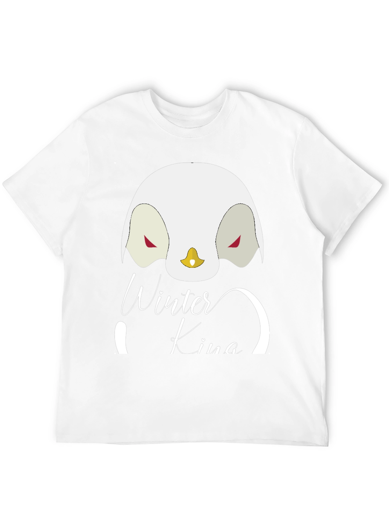 Winter King Penguin Graphic T-Shirt
