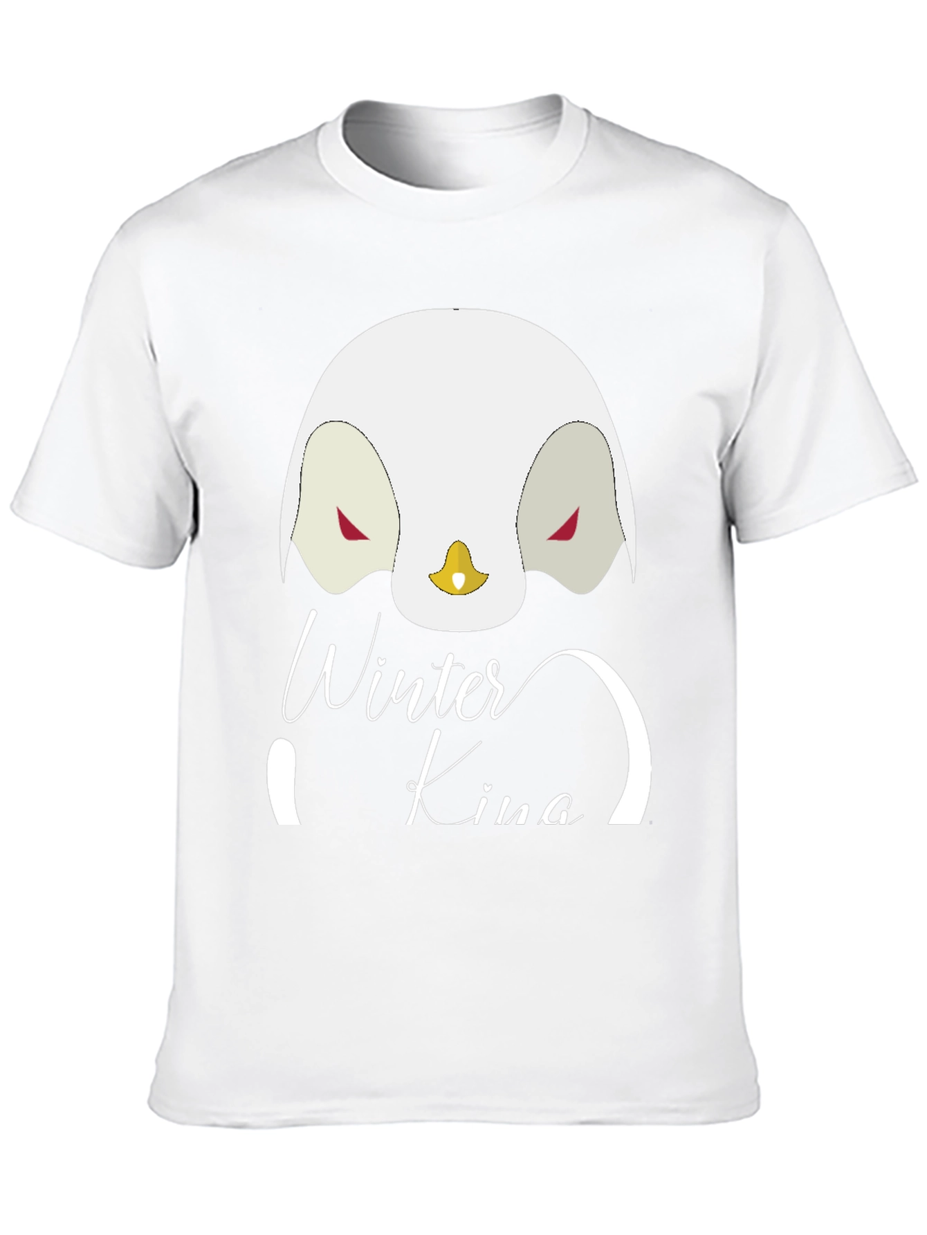 Winter King Penguin Graphic T-Shirt