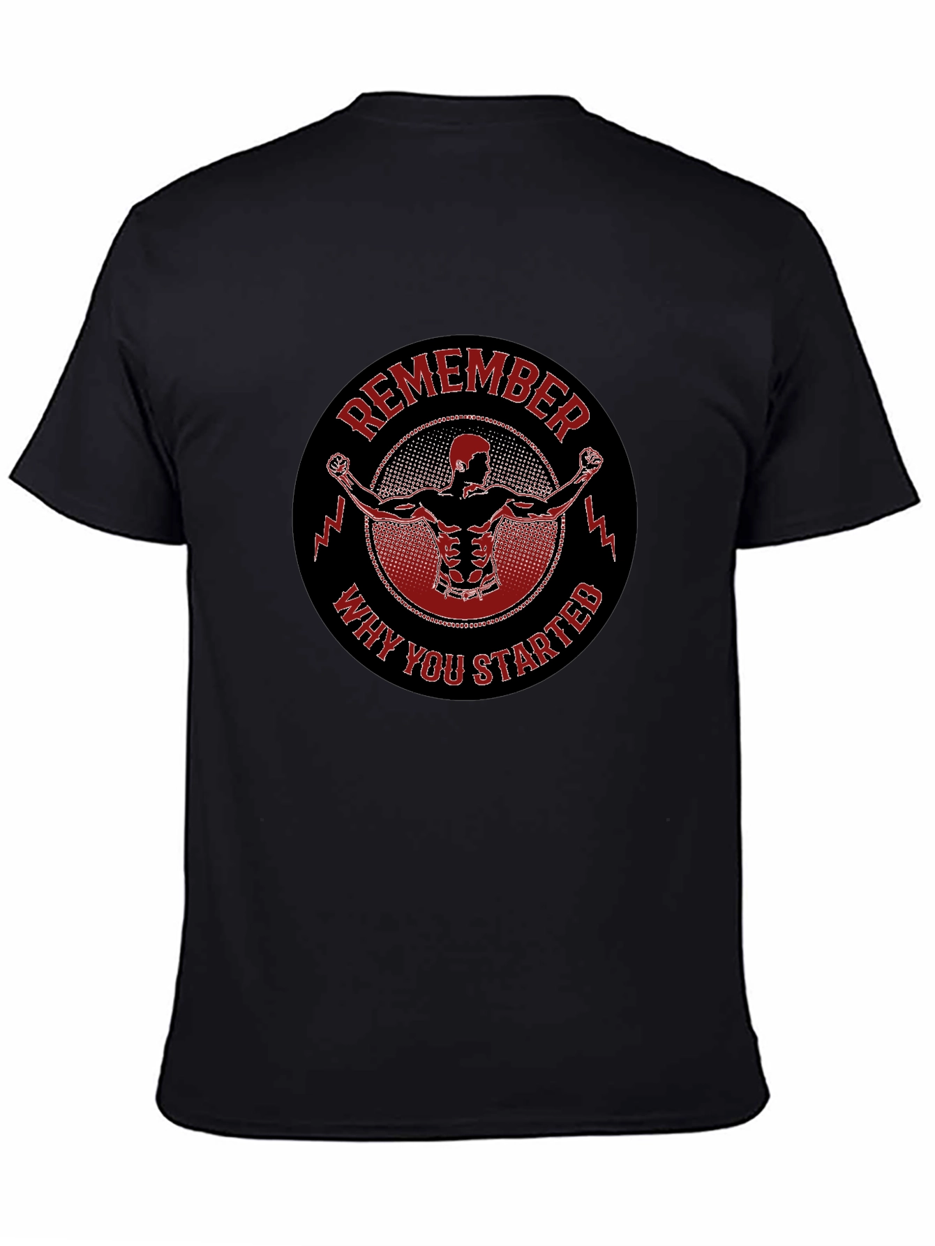 Remember Why You Started Black T-Shirt