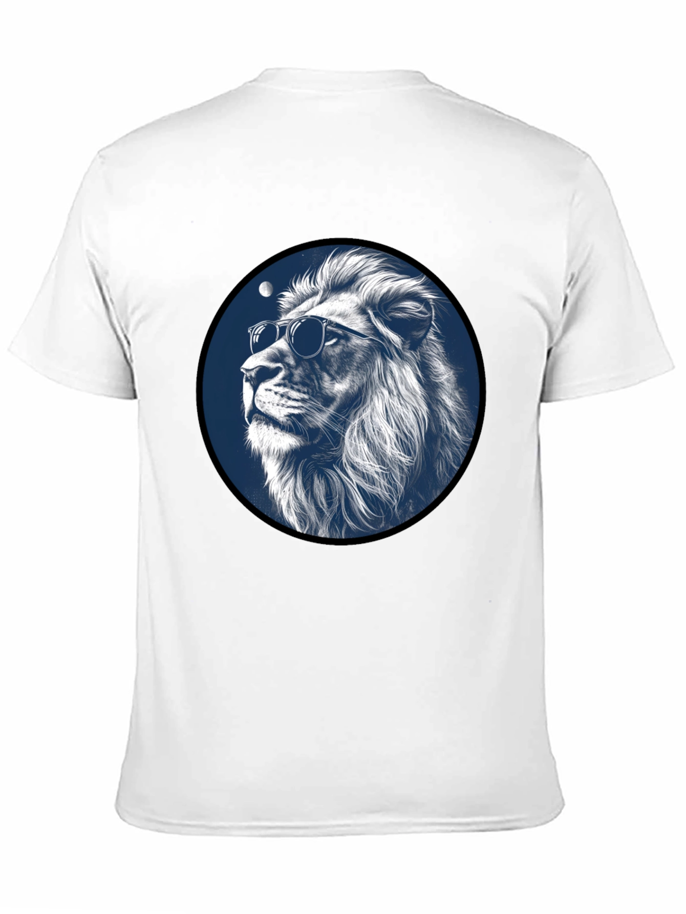 Cool Lion Graphic Tee - Black Stylish Mens T-Shirt