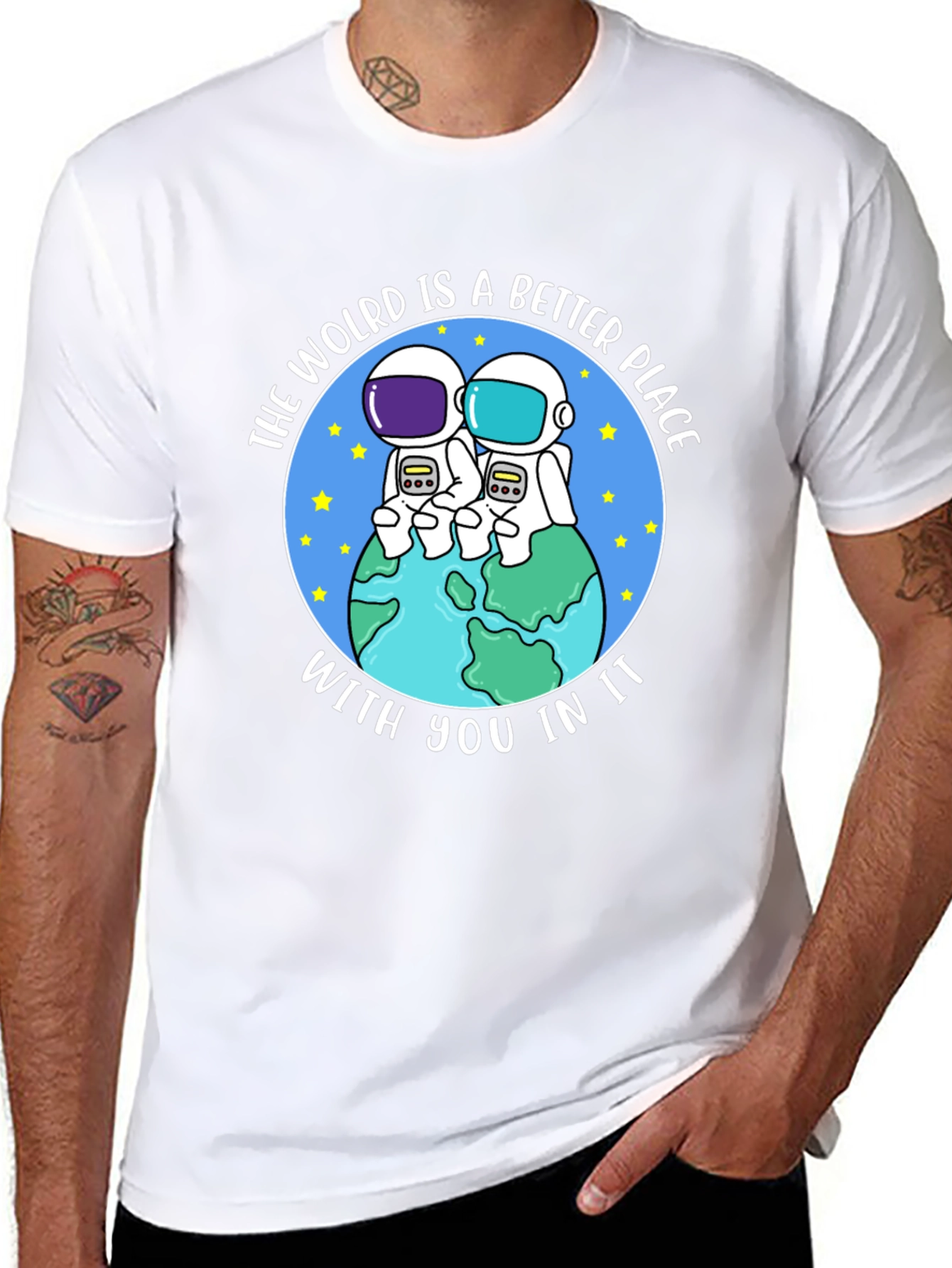 The World Is A Better Place Graphic T-Shirt