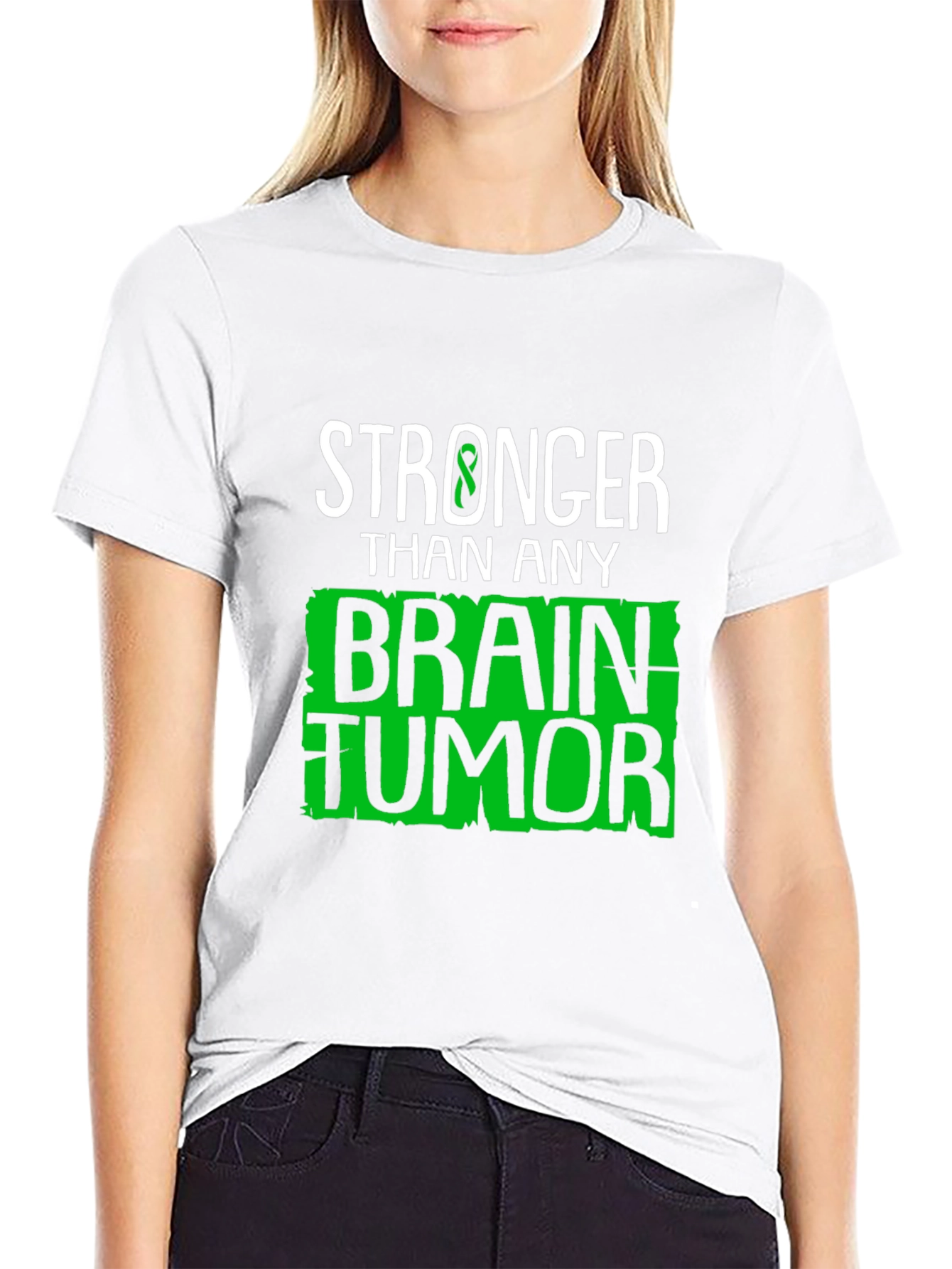 Stronger Than Any Brain Tumor Awareness T-Shirt