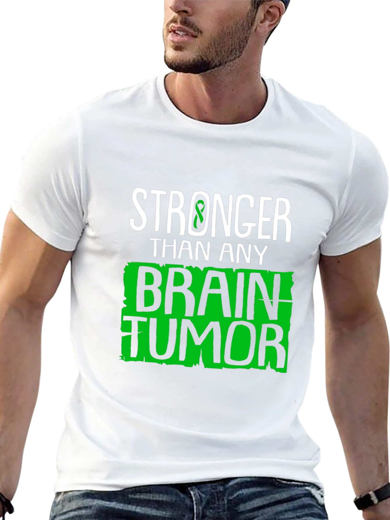 Stronger Than Any Brain Tumor Awareness T-Shirt