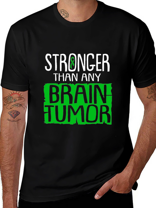 Stronger Than Any Brain Tumor Awareness T-Shirt