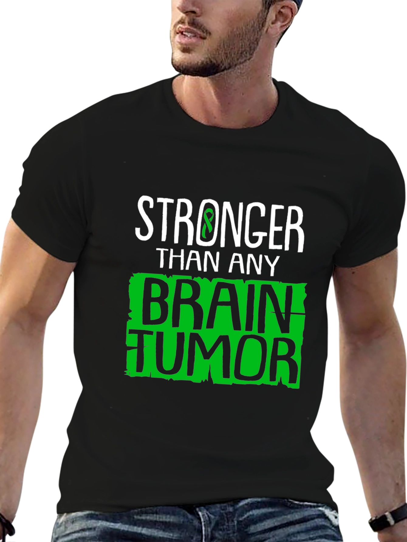 Stronger Than Any Brain Tumor Awareness T-Shirt