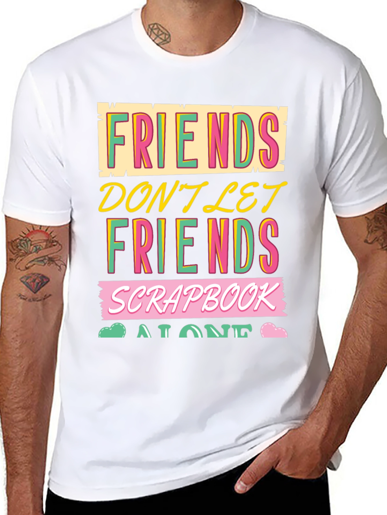 Friends Scrapbook T-Shirt - Gift for Scrapbookers