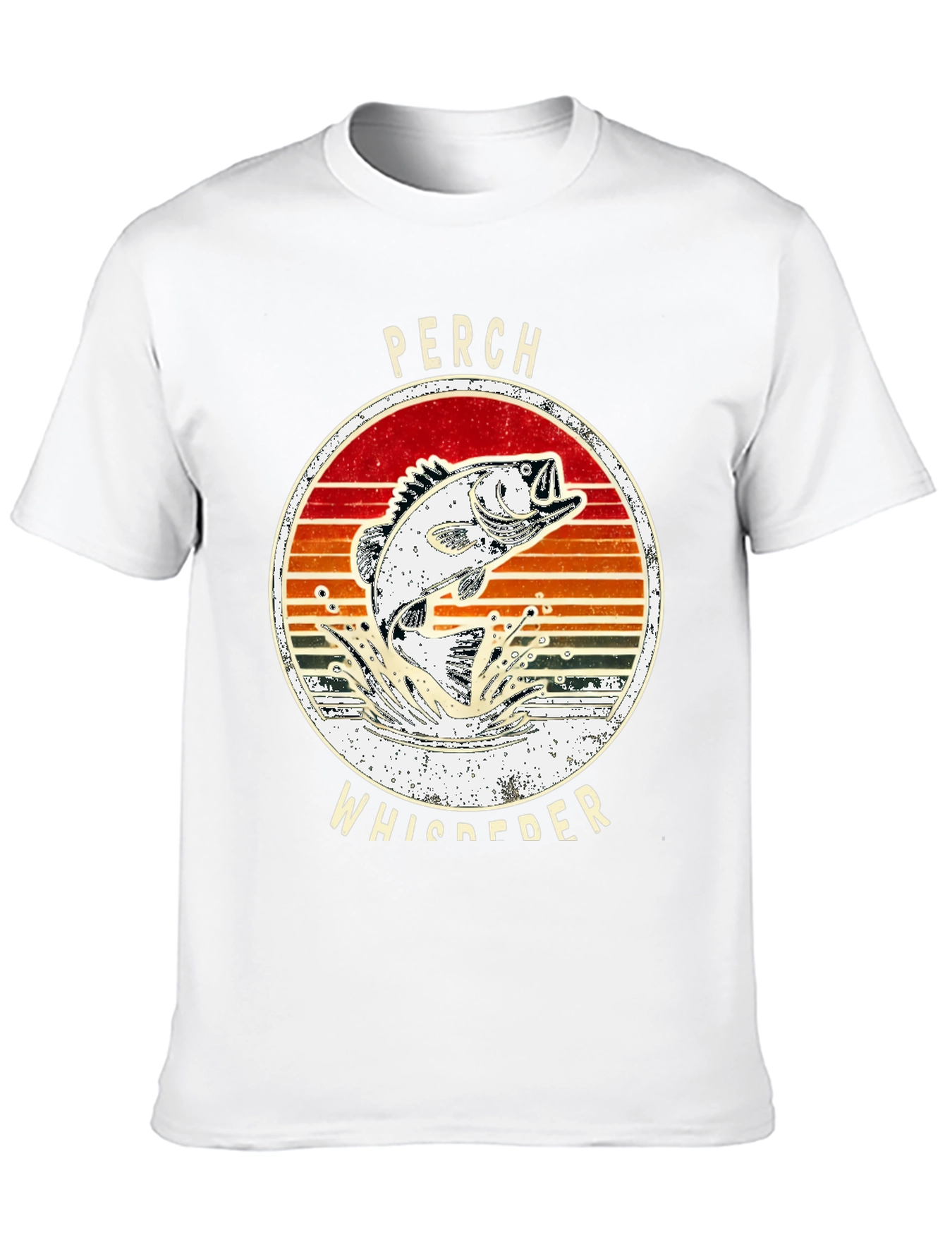 Perch Whisperer T-Shirt - Fishing Design
