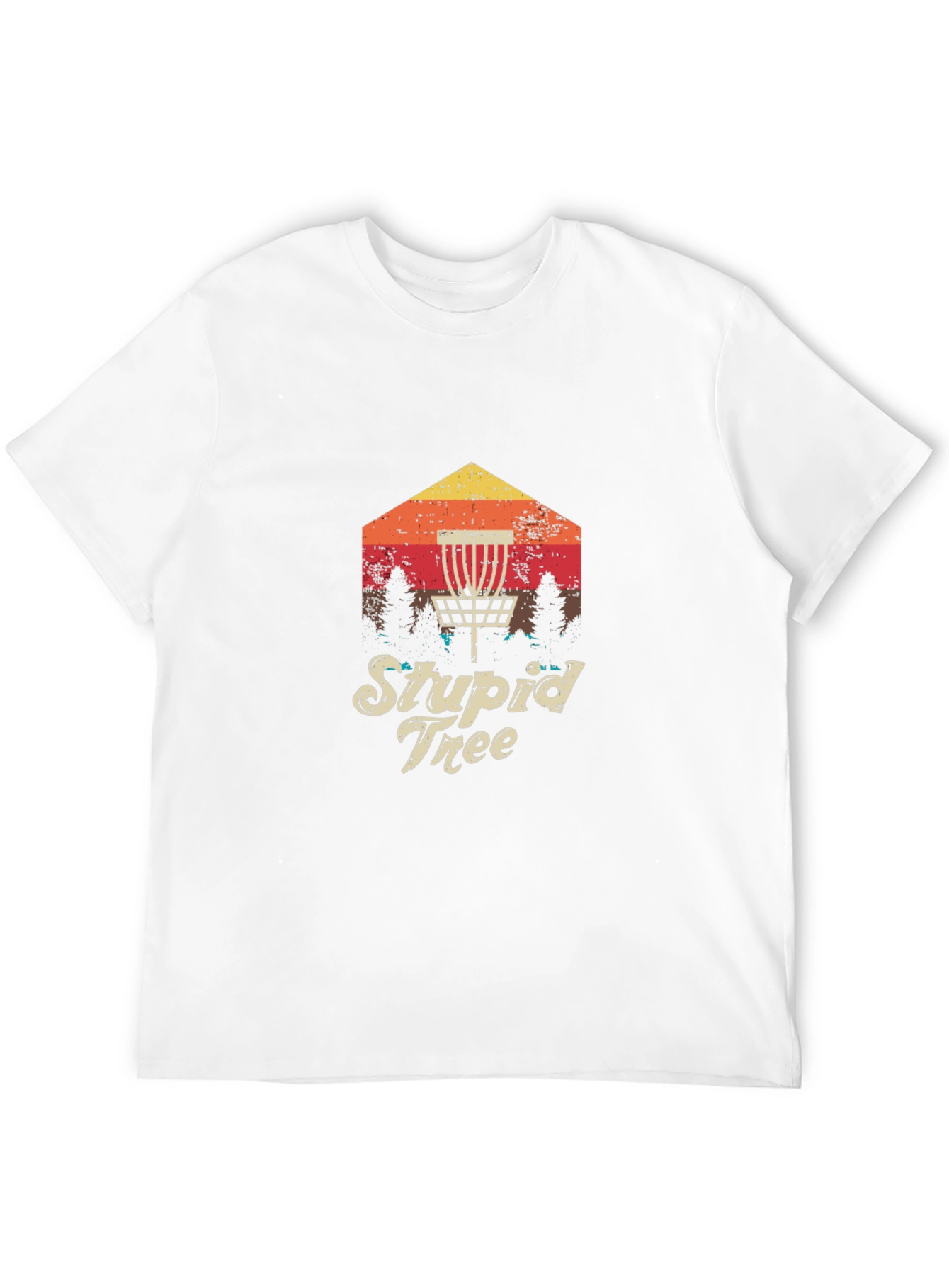 Stupid Tree Disc Golf T-Shirt - Retro Style