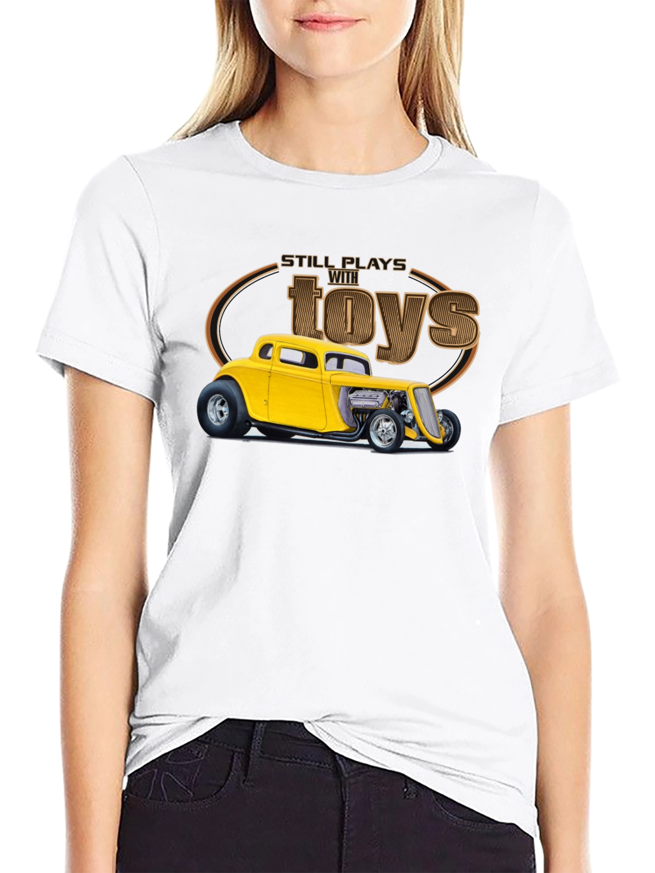 Still Plays with Toys Car T-Shirt