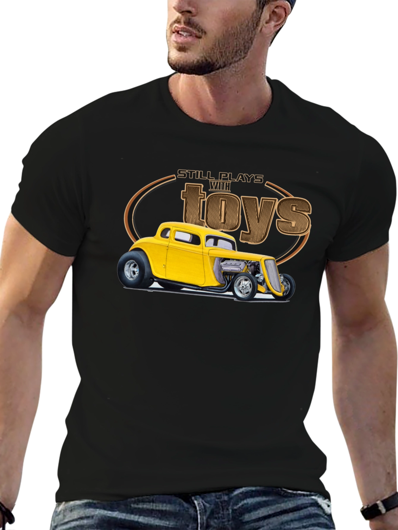 Still Plays with Toys Car T-Shirt