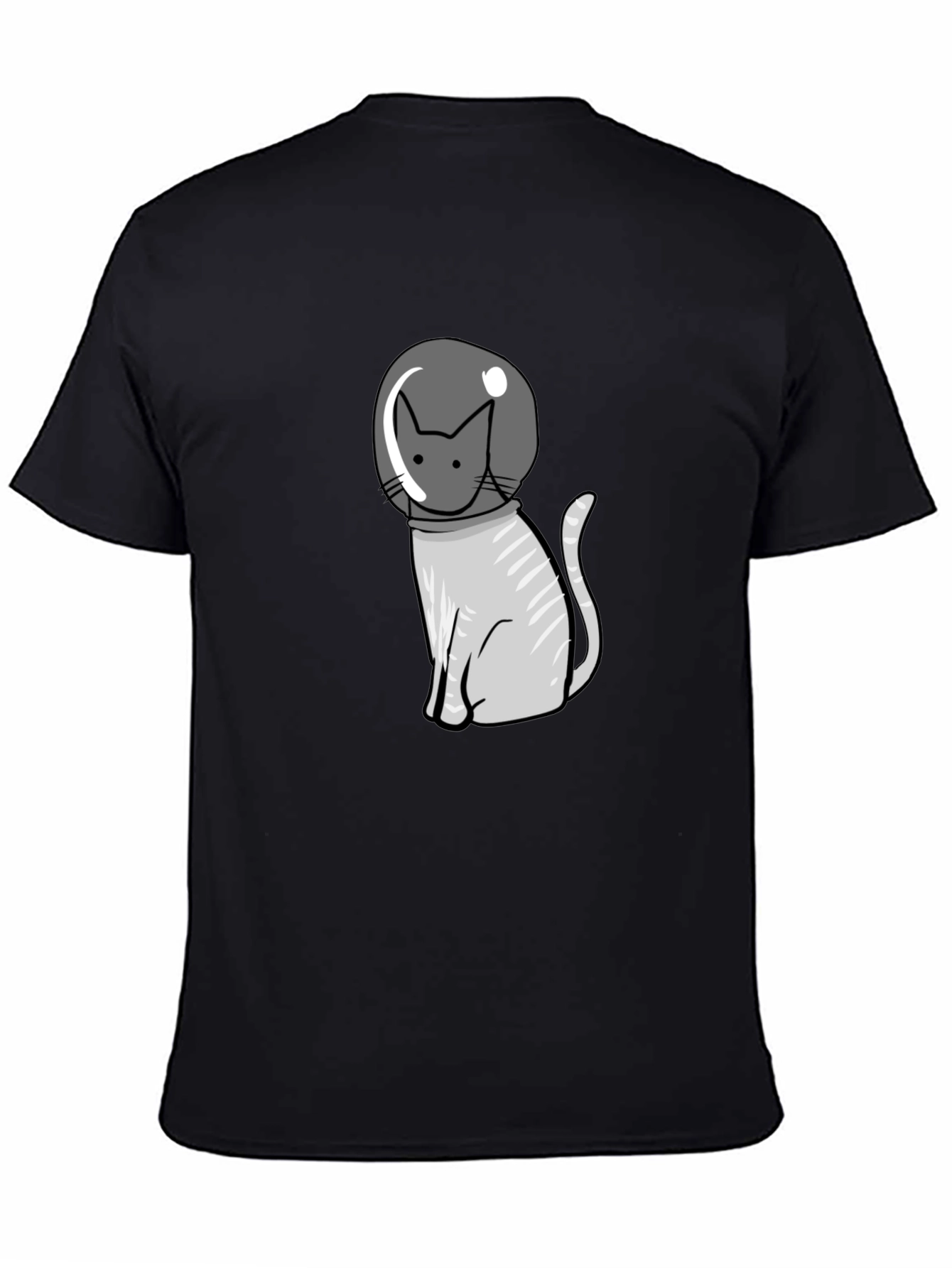 Astronaut Cat Graphic Tee - Cool Space Kitten T-Shirt