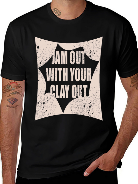 Jam Out T-Shirt - Black Cotton Tee
