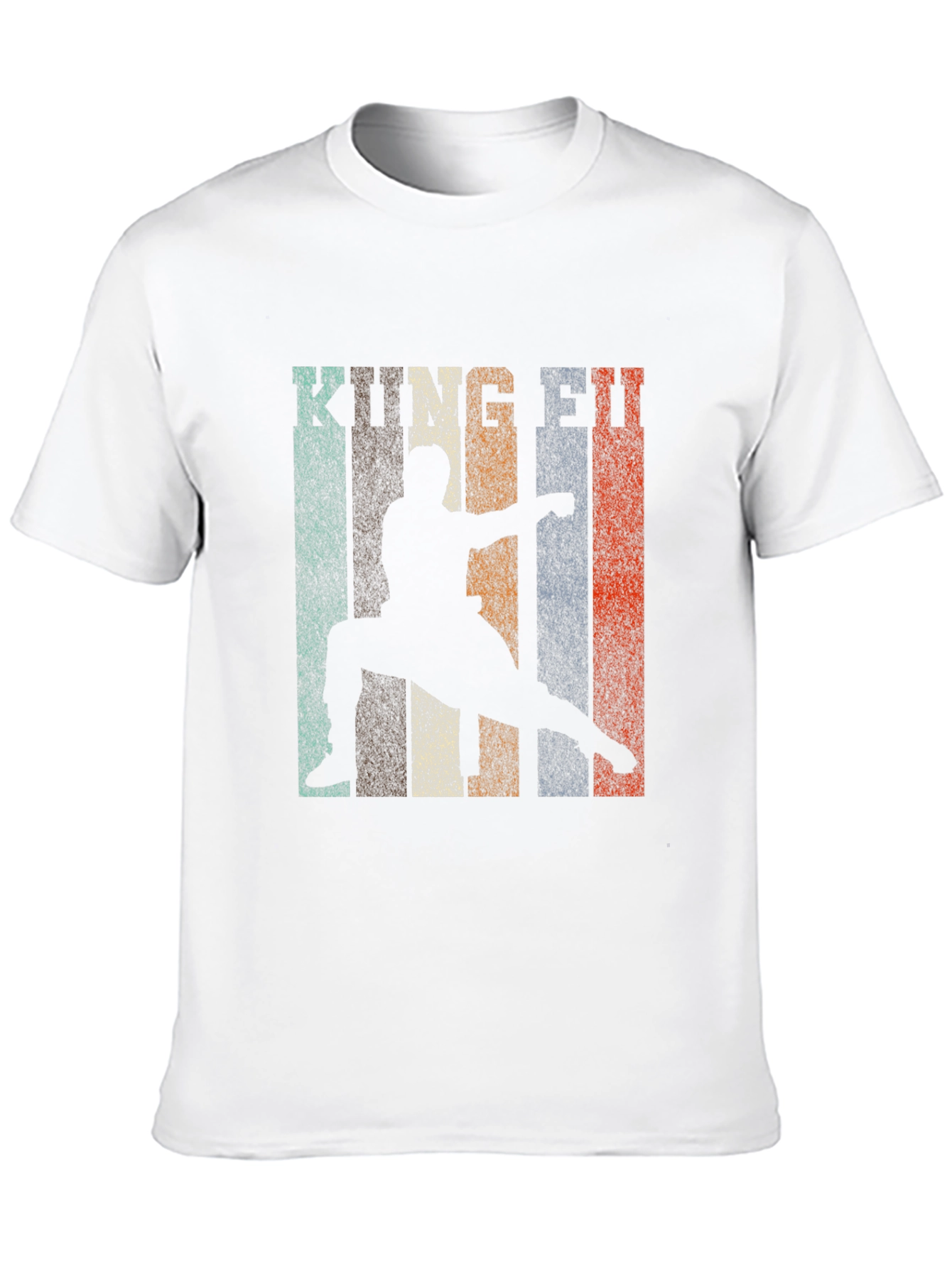Retro Kung Fu Martial Arts Black T-Shirt