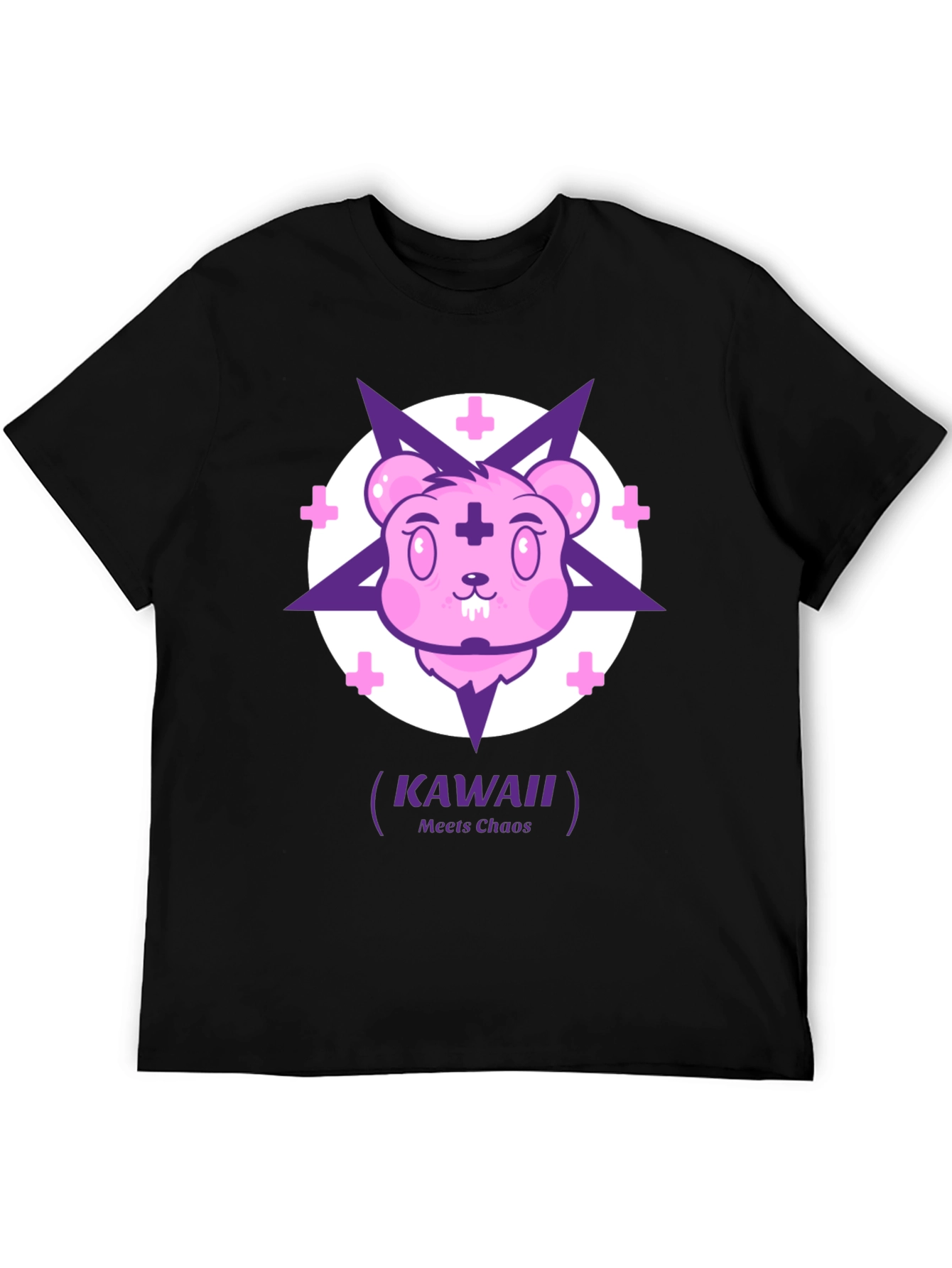 Kawaii Meets Chaos Graphic T-Shirt