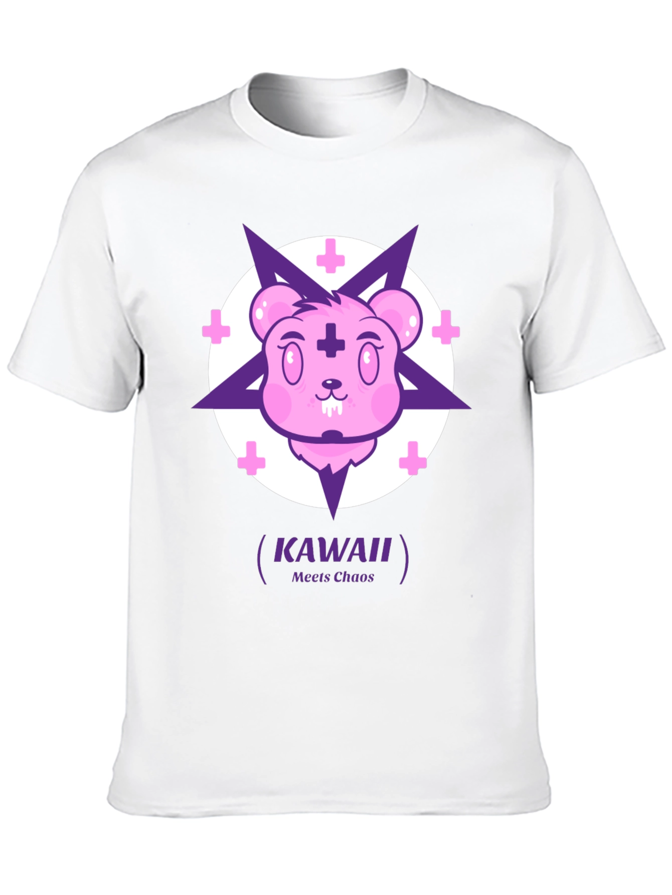 Kawaii Meets Chaos Graphic T-Shirt