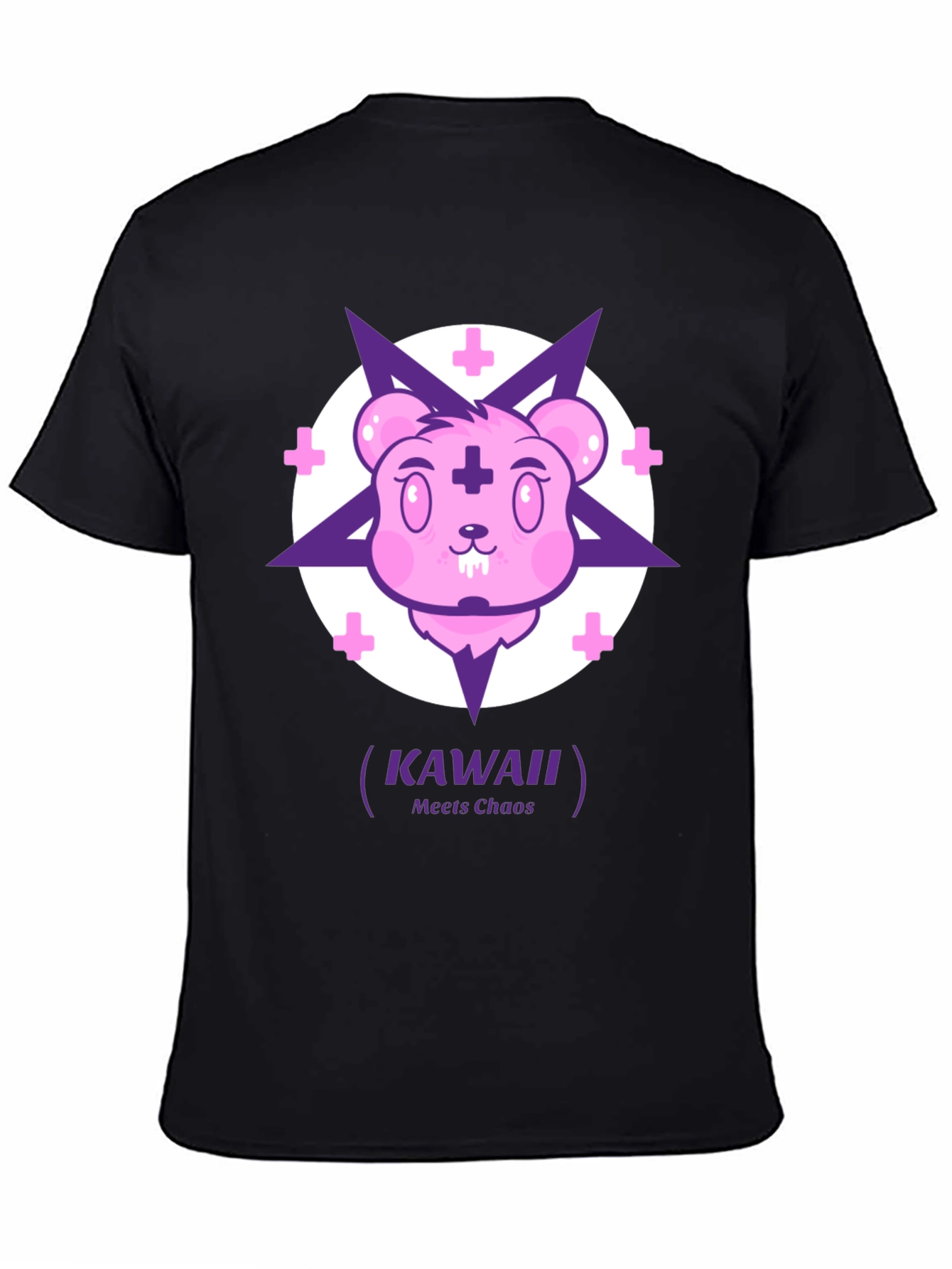 Kawaii Meets Chaos Graphic T-Shirt