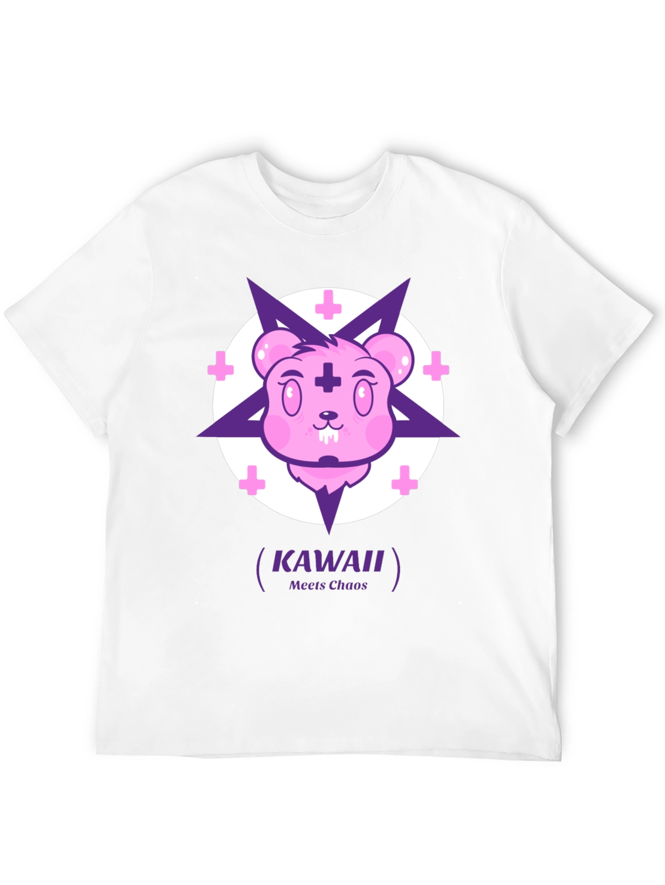 Kawaii Meets Chaos Graphic T-Shirt
