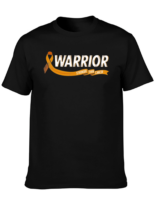Warrior Stronger Than Cancer Ribbon T-Shirt