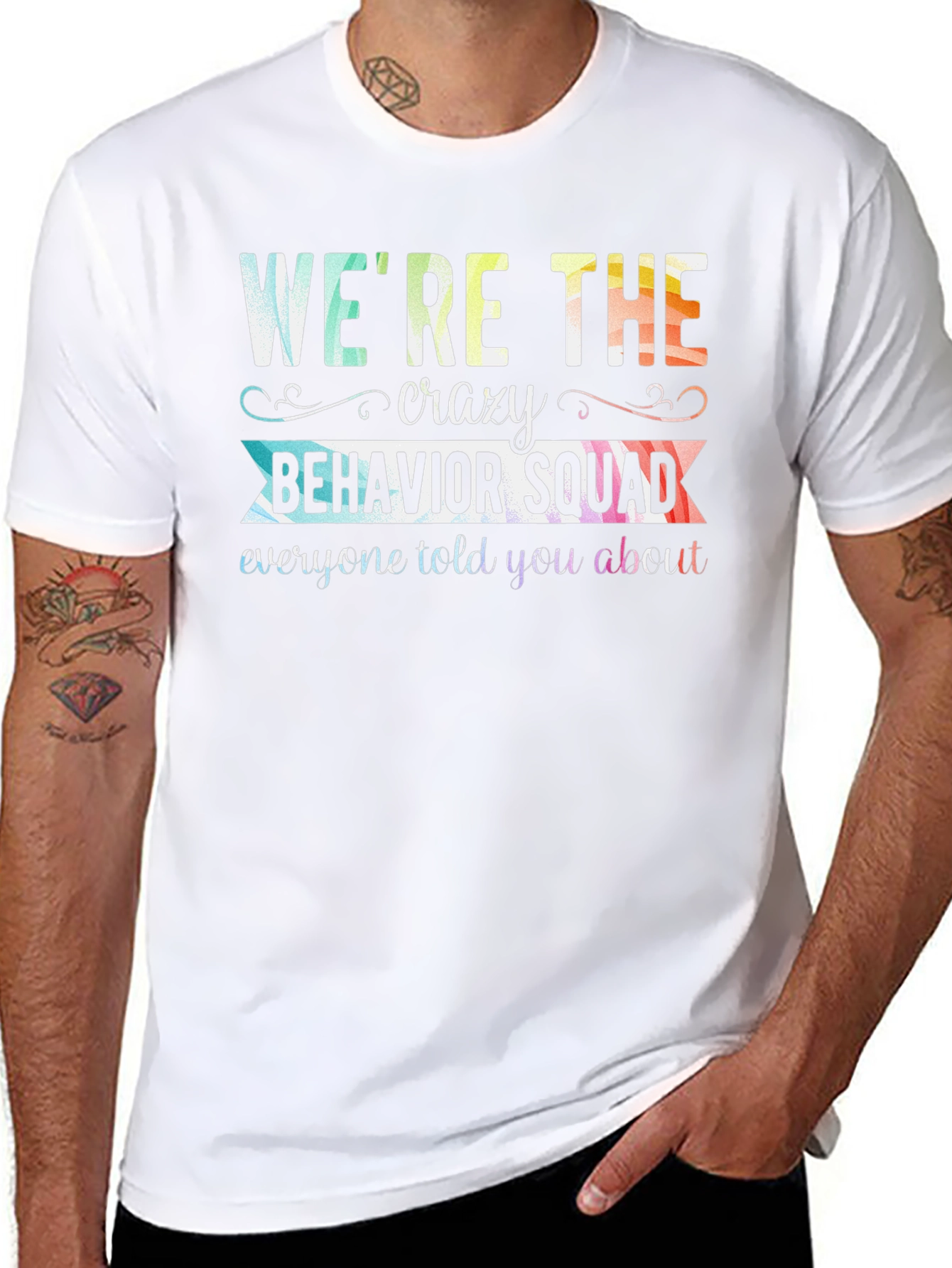 Crazy Behavior Squad Graphic T-Shirt