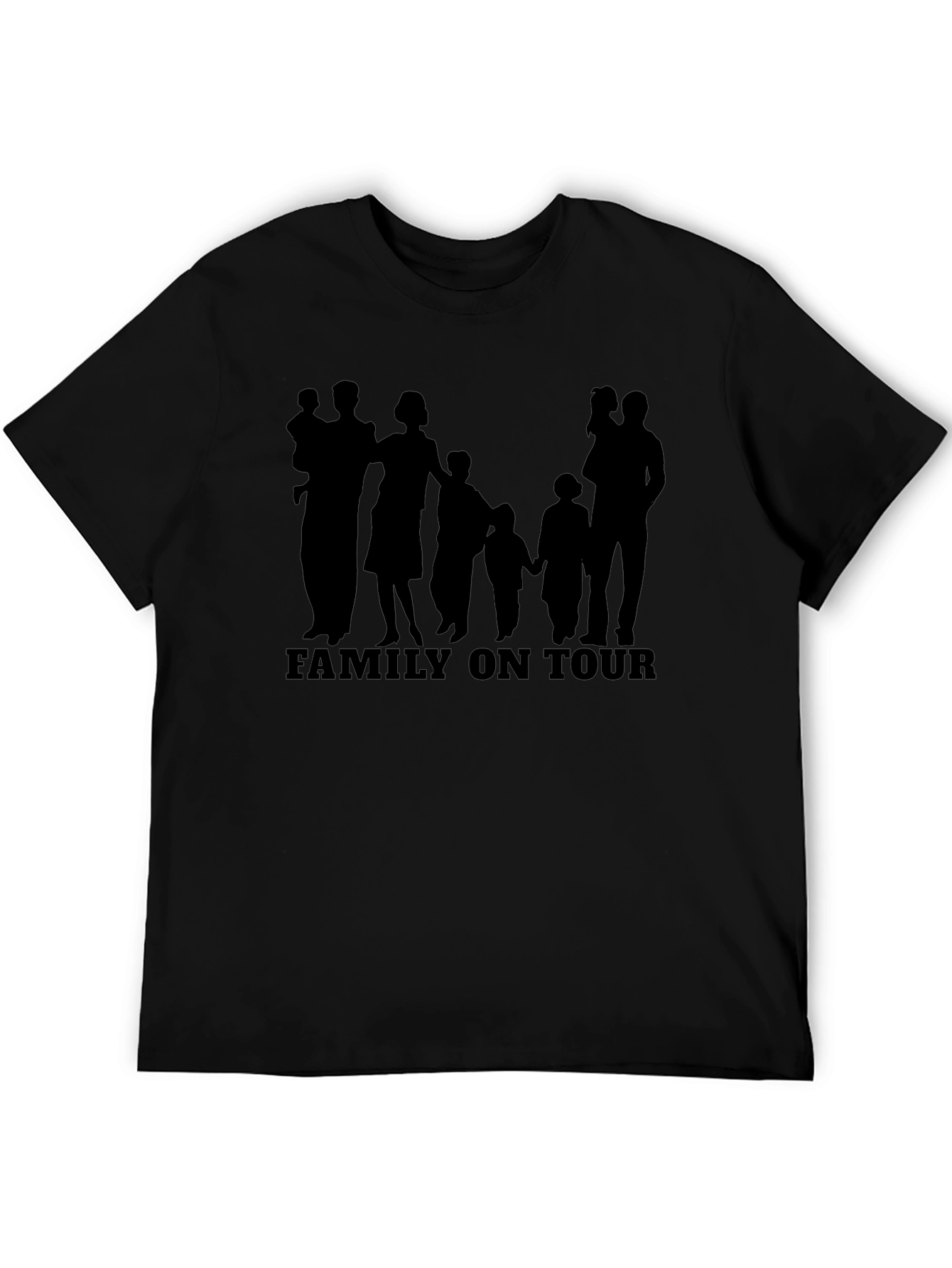 Family On Tour Black T-Shirt