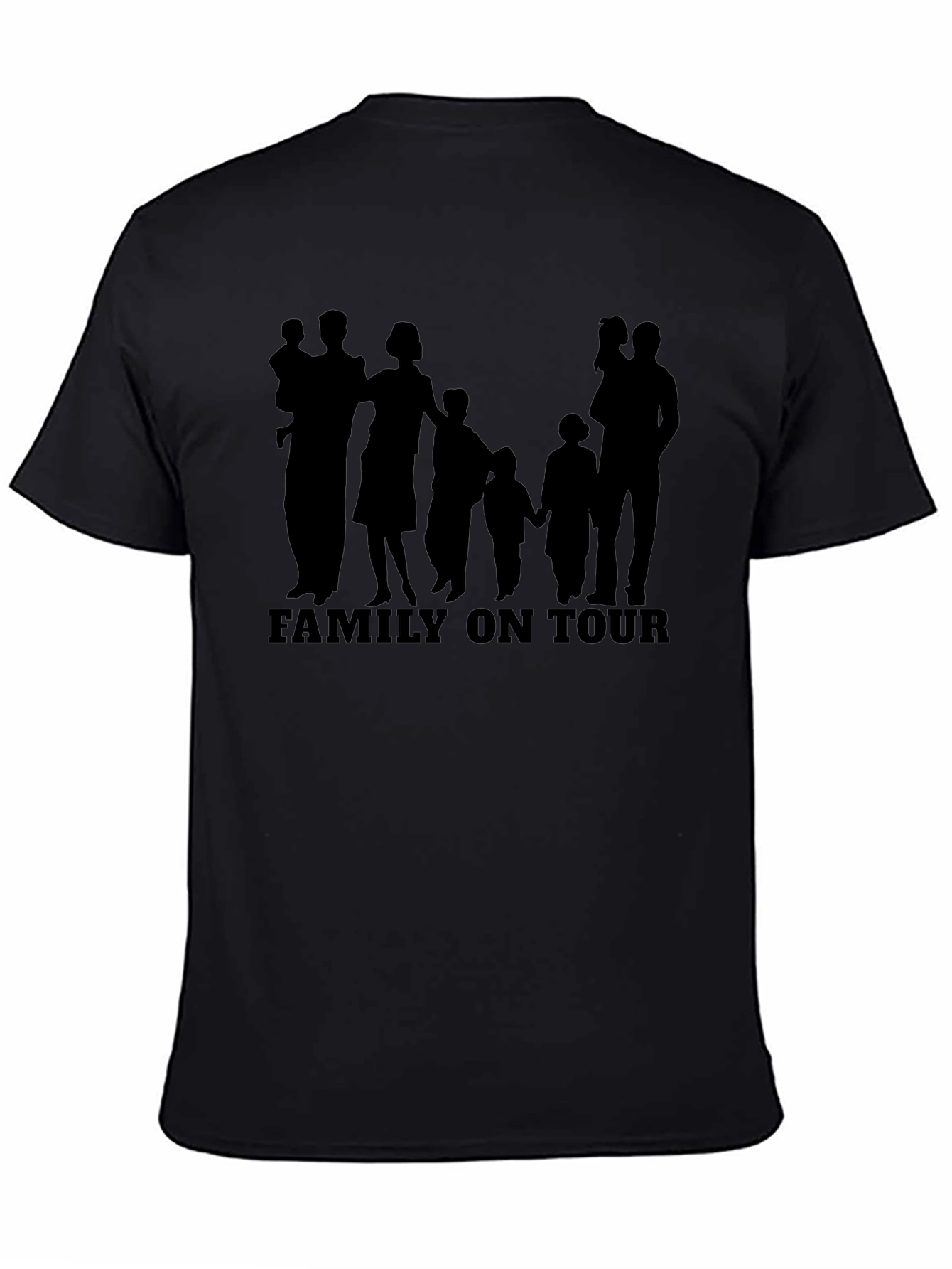 Family On Tour Black T-Shirt