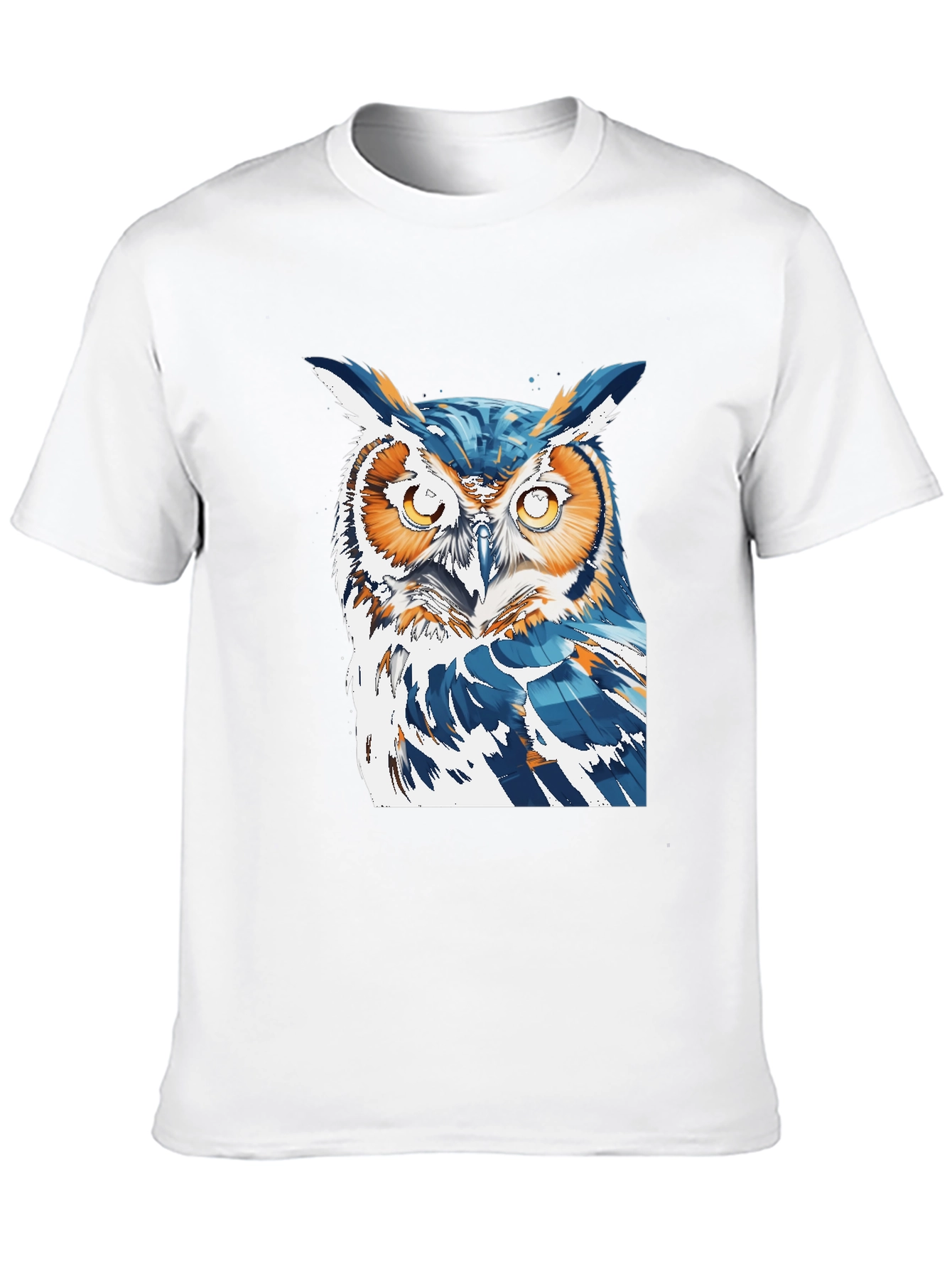 Cool Owl Graphic Tee - Black T-Shirt