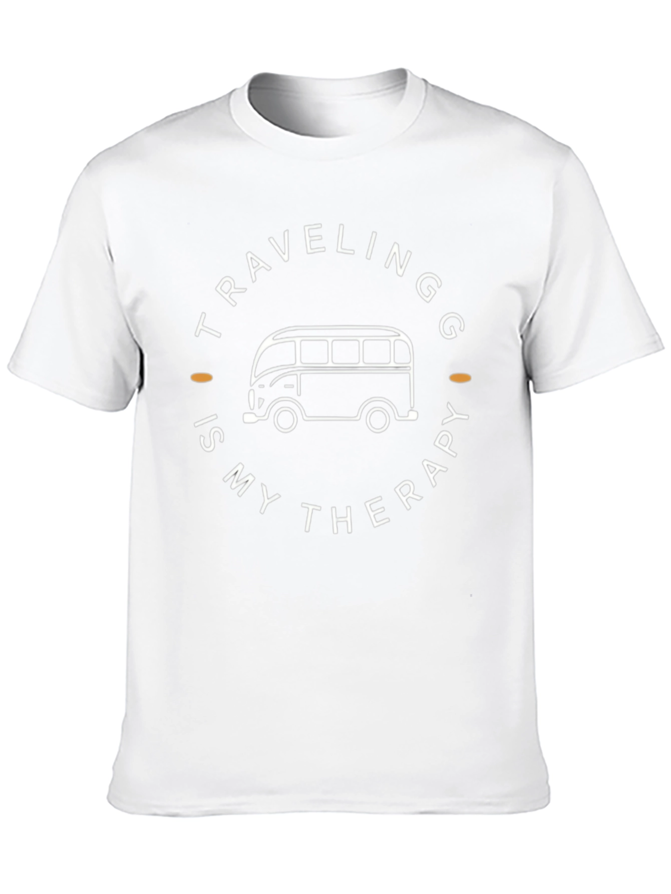 Travel Therapy Tee - Black Comfort Fit T-Shirt