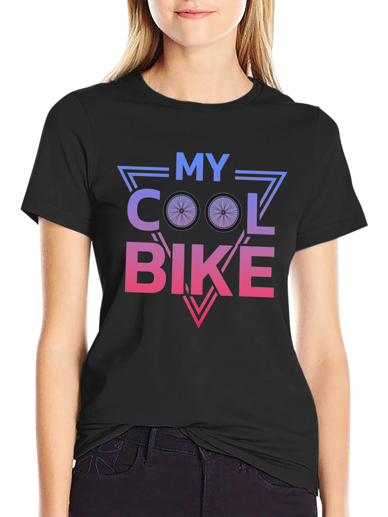 My Cool Bike Graphic T-Shirt - Black