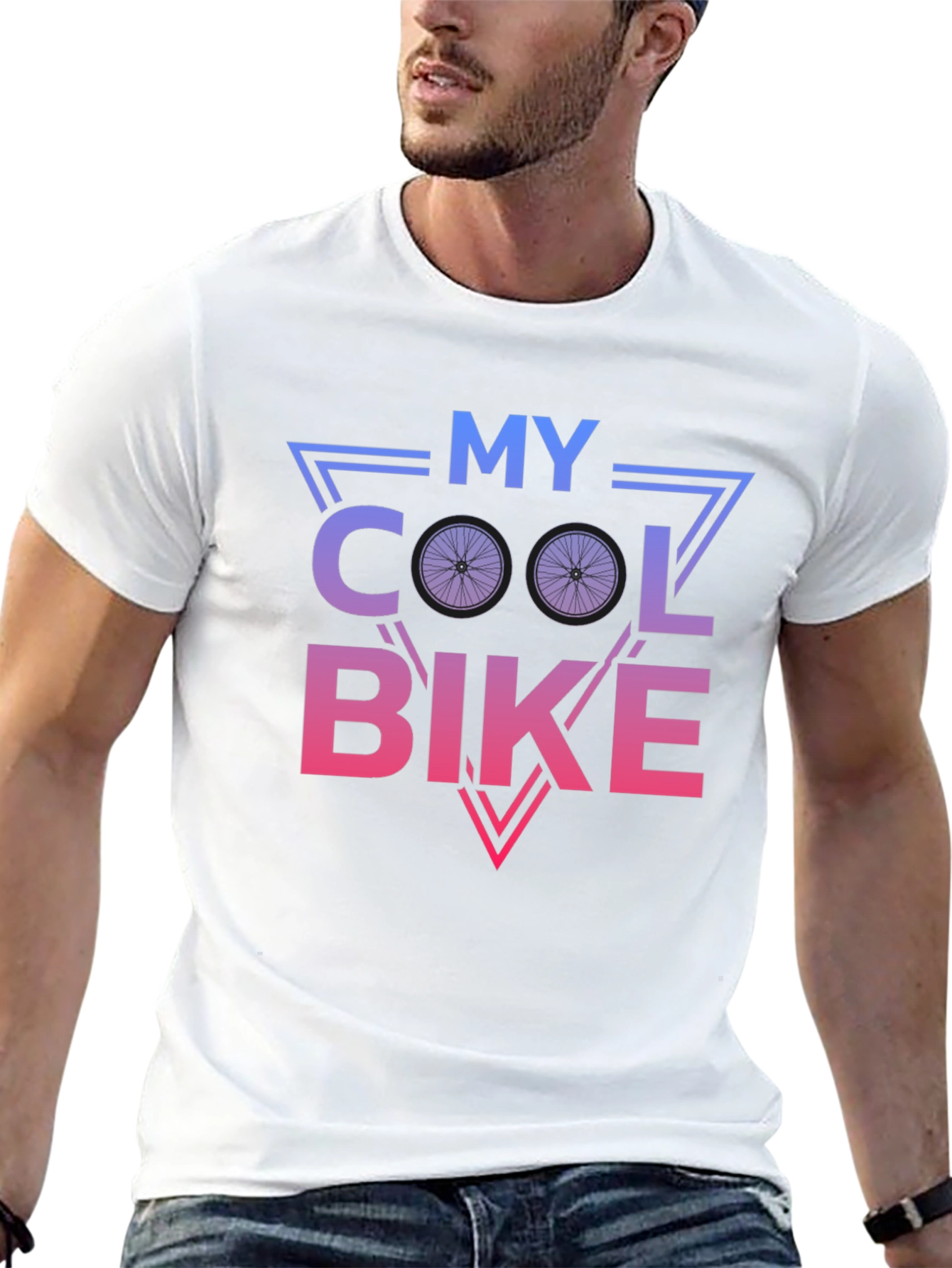 My Cool Bike Graphic T-Shirt - Black