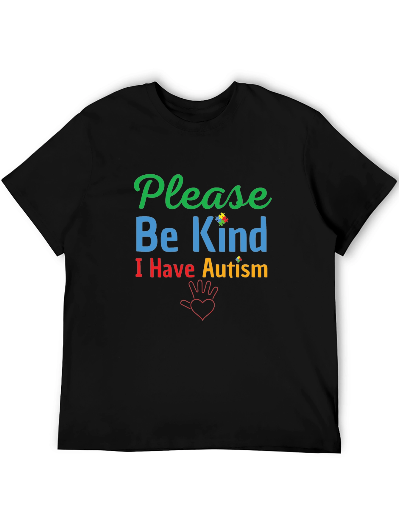 Please Be Kind Autism Awareness Graphic Tee