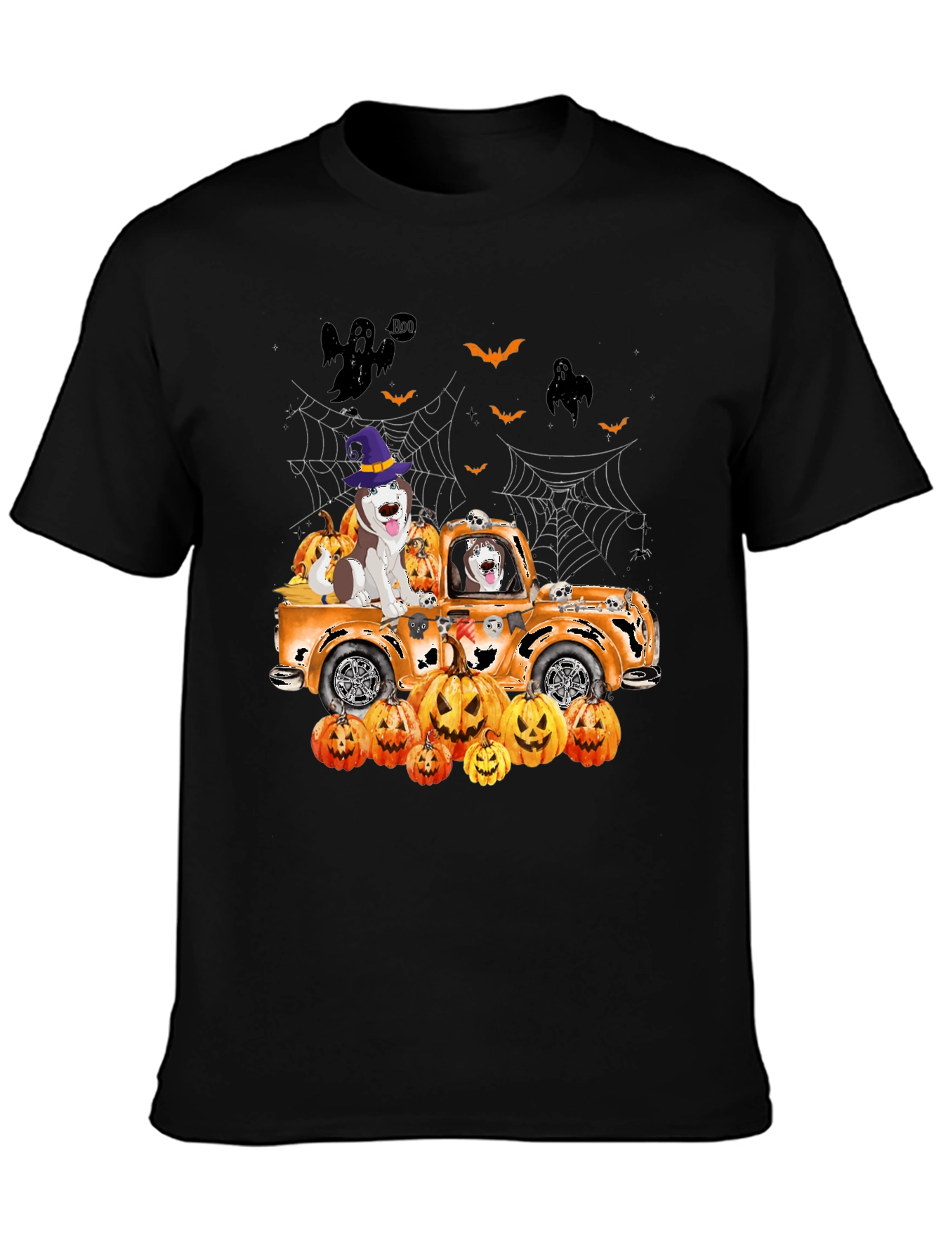 Halloween Dog Truck T-Shirt